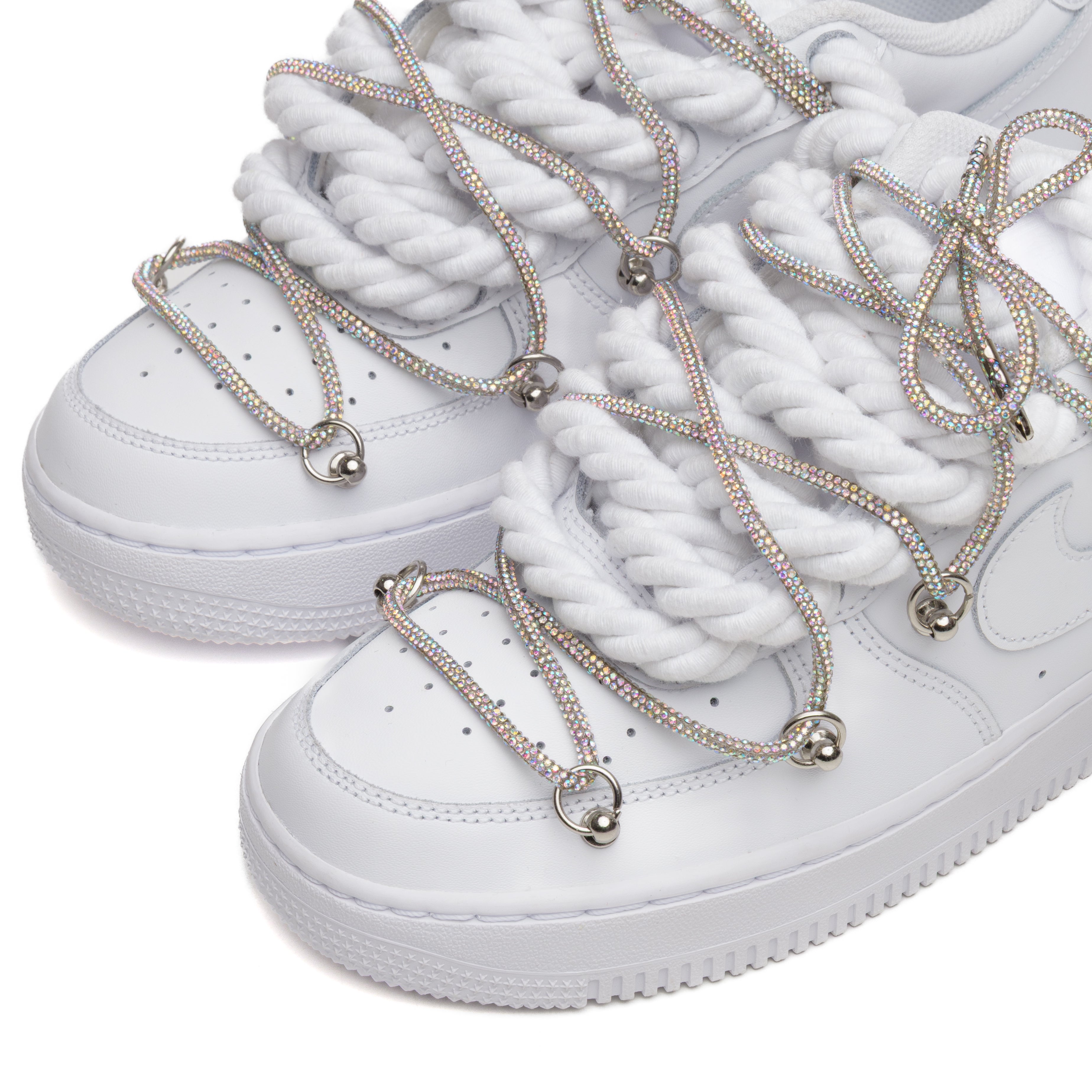 NIKE AIR FORCE ROPE LACES SWAROVSKI CRYSTAL