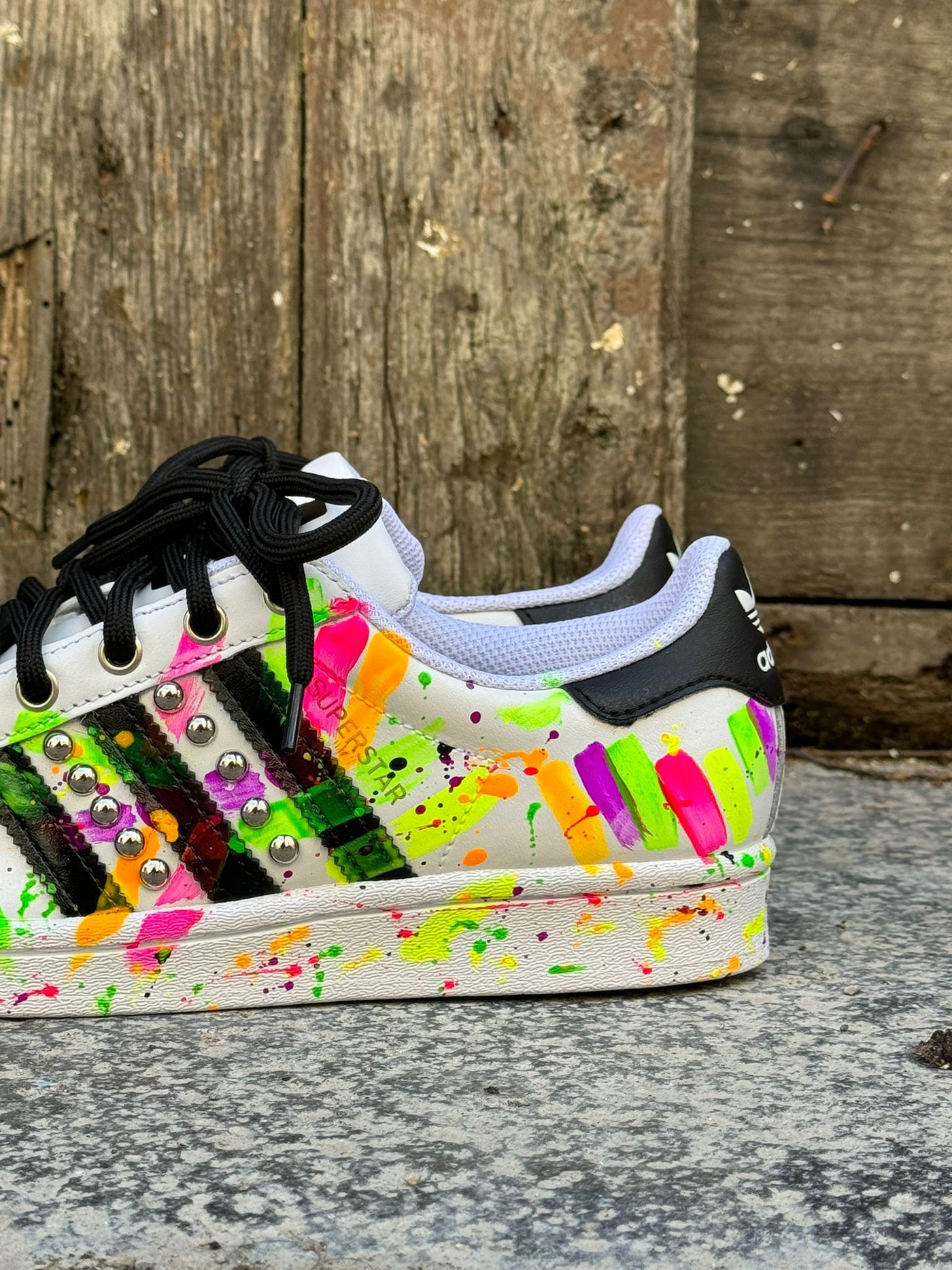Adidas superstar rainbow pack top