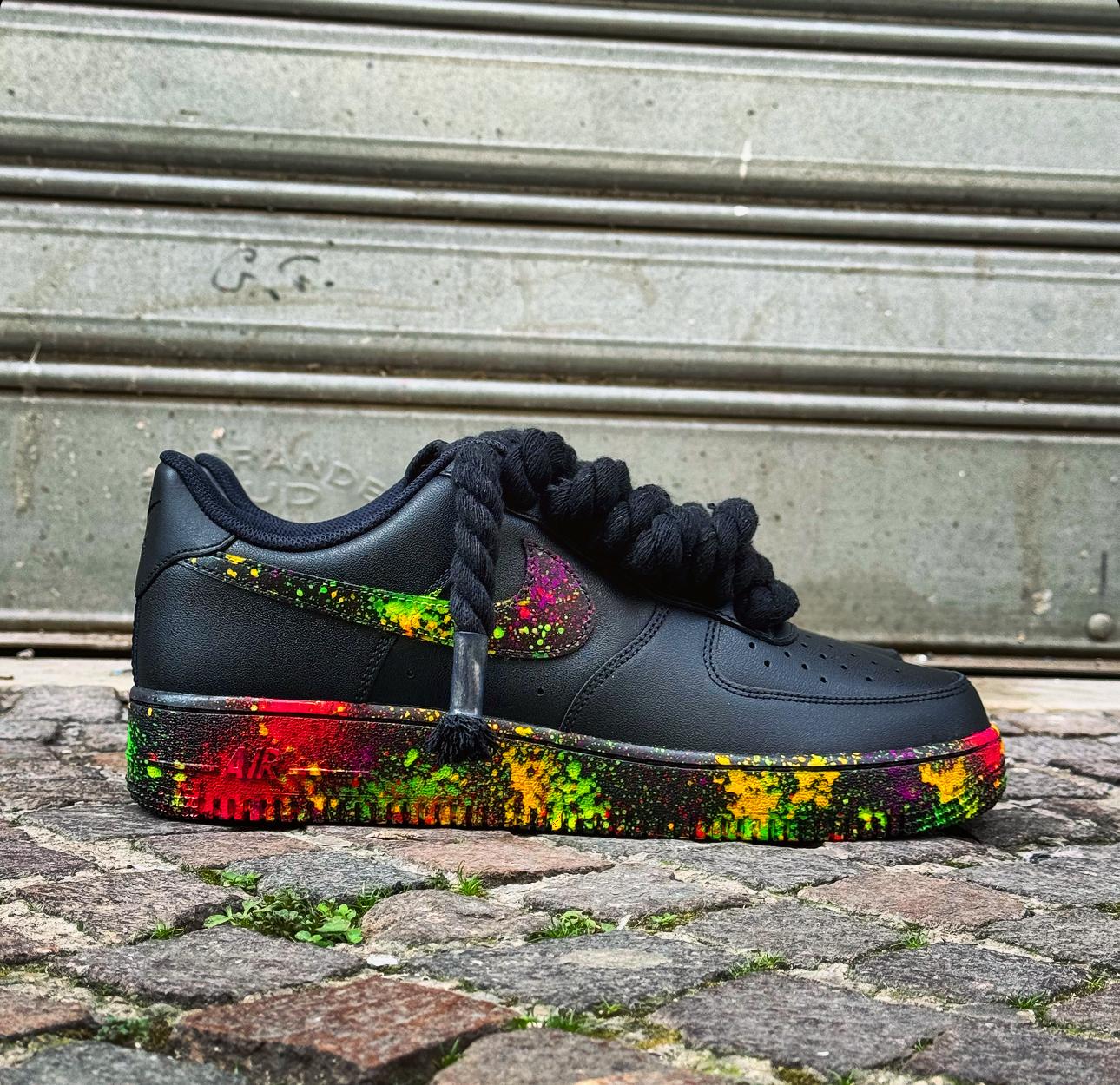 Snezed AIR FORCE 1ROPE LACES BLACK COLOR