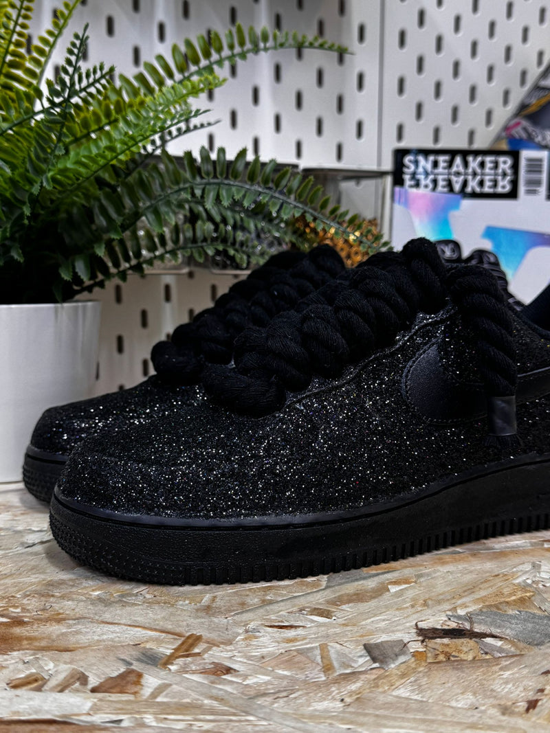 AIR FORCE GLITTER BLACK