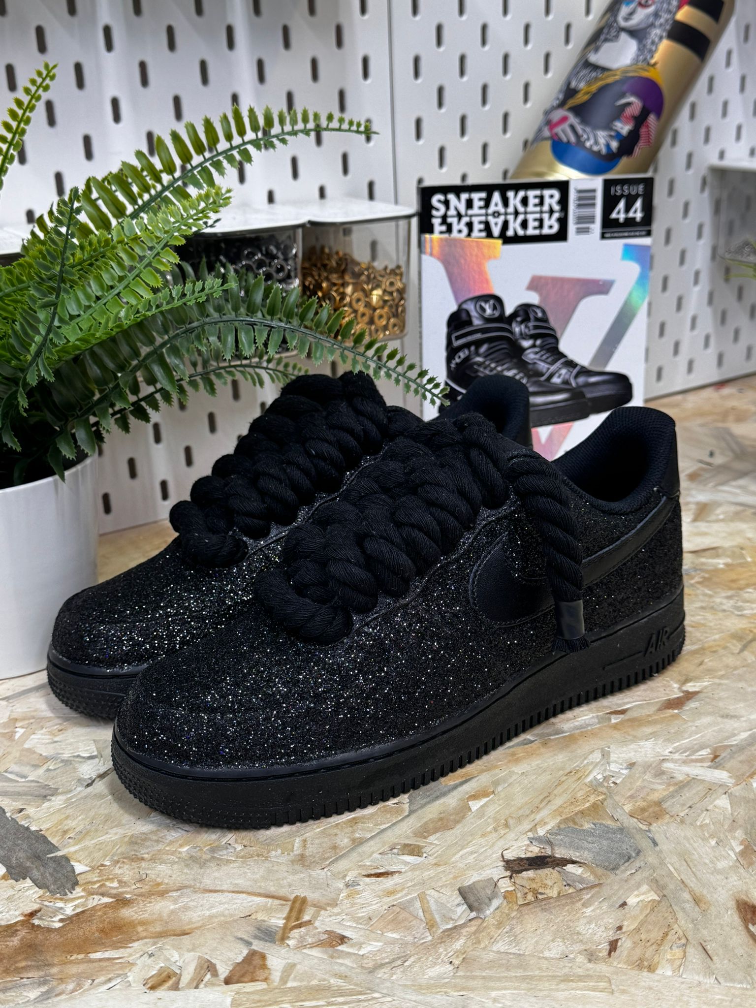Snezed AIR FORCEGLITTER BLACK