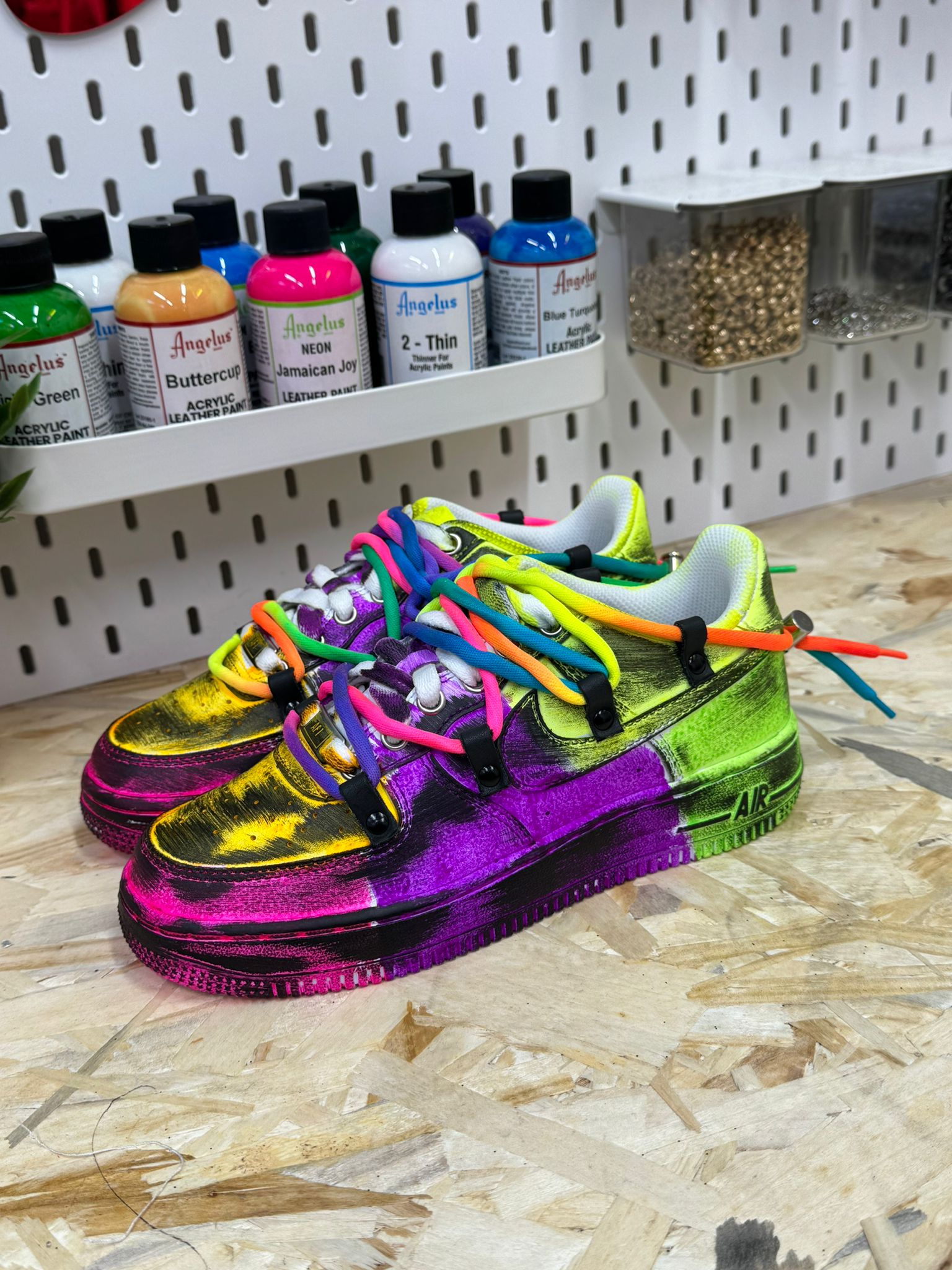 Snezed AIR FORCEROPE LACES FULL COLOR