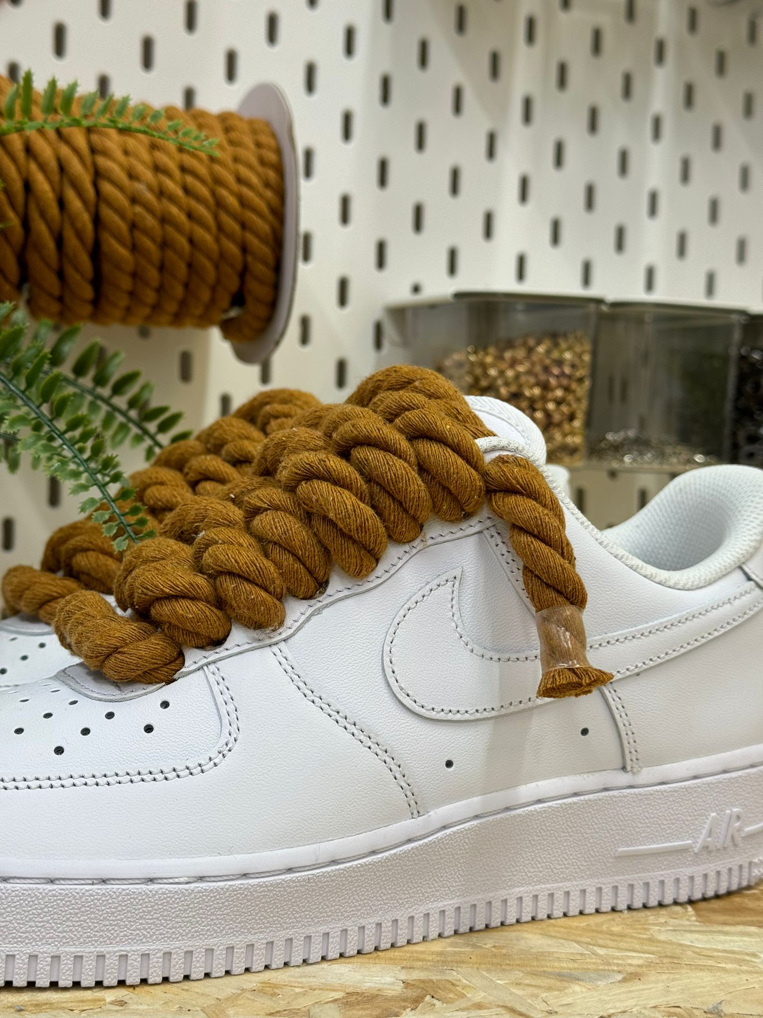 Snezed AIR FORCEROPE LACES MARRONE