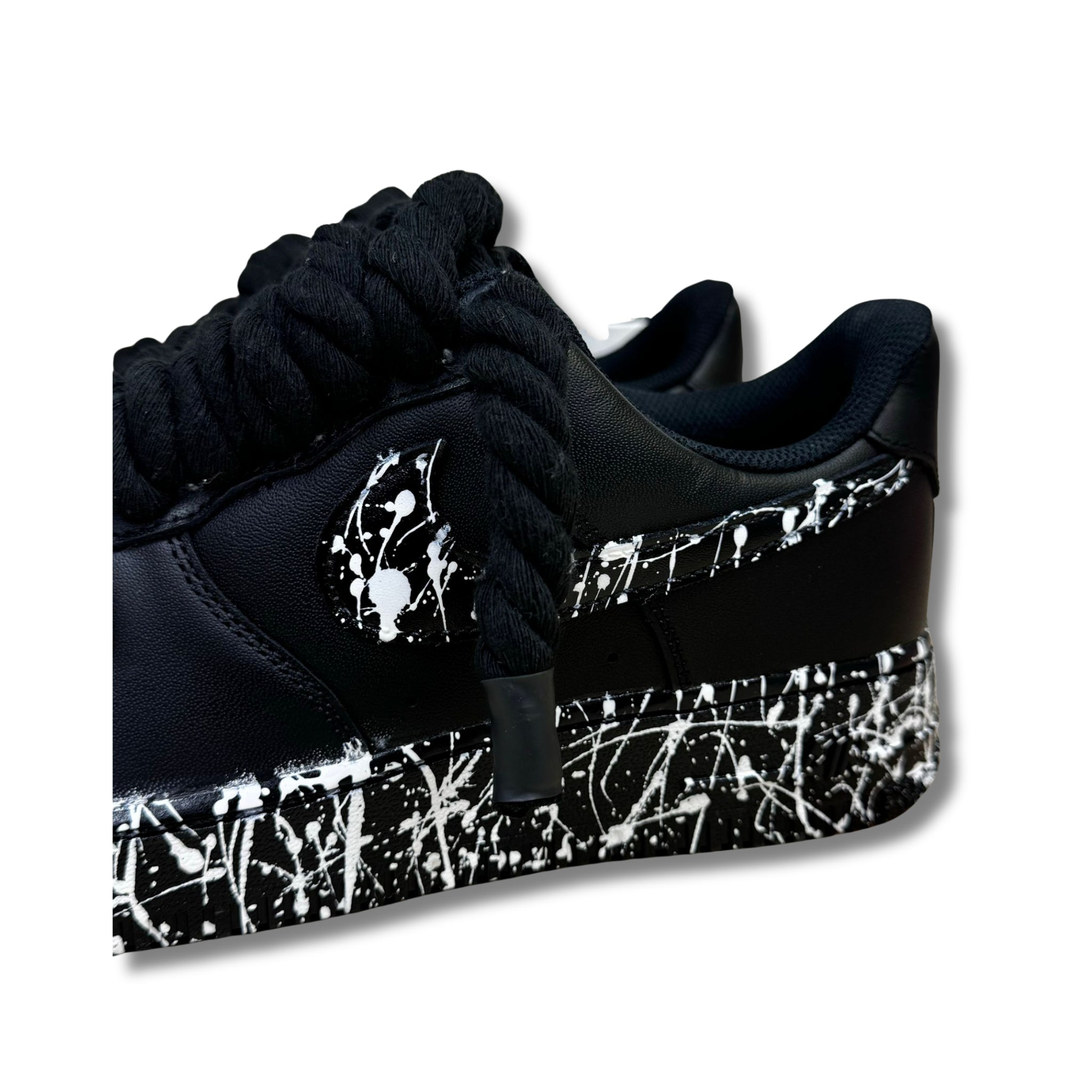 Snezed AIR FORCEROPE LACES SKIZZI BLACK