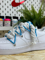 AIR FORCE ROPE LACES TRIPLE LIGHT BLU