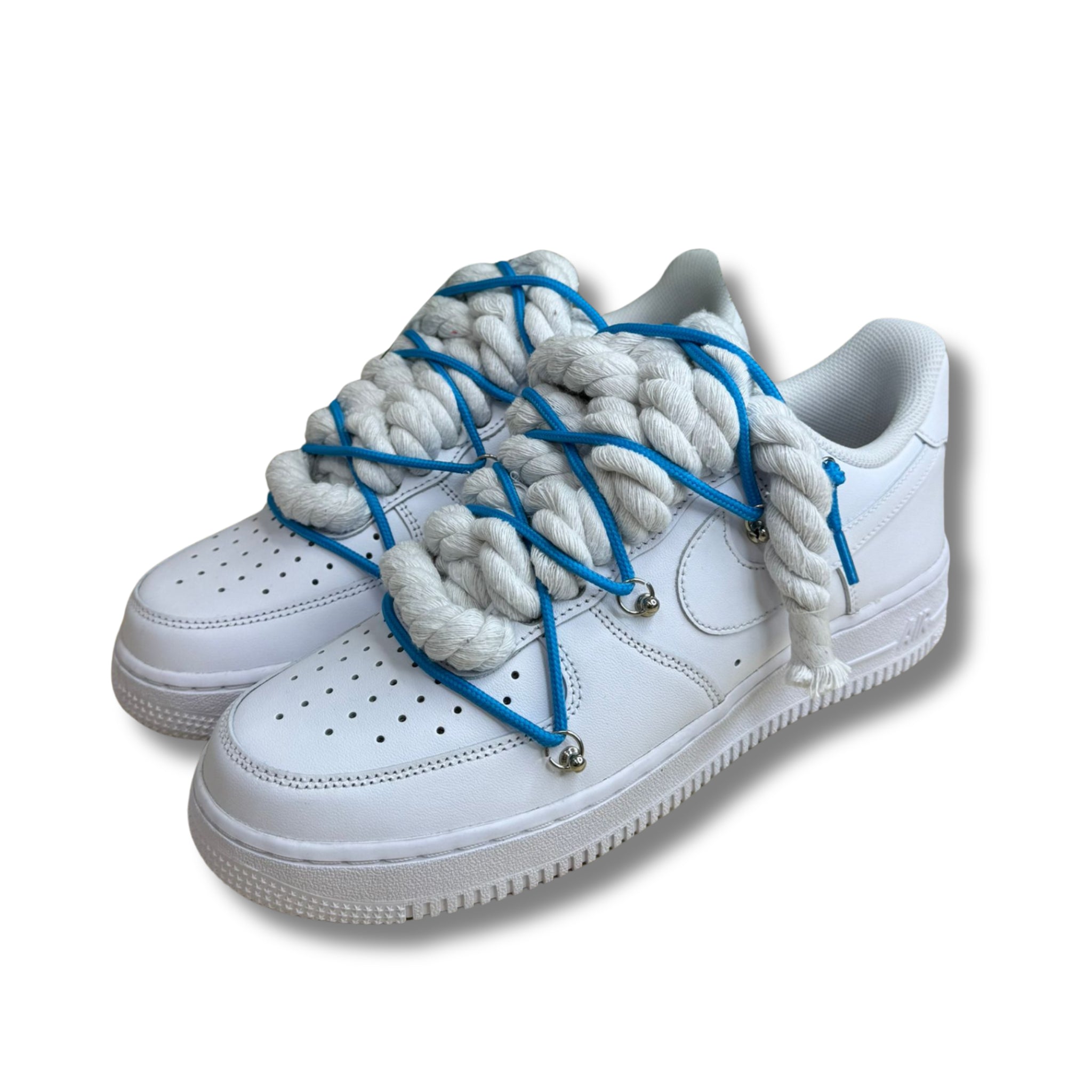 Snezed AIR FORCEROPE LACES TRIPLE LIGHT BLU