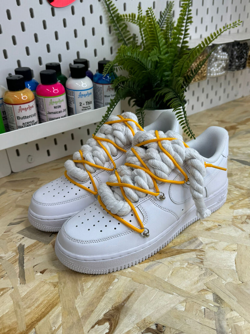 Snezed AIR FORCEROPE LACES TRIPLE YELLOW