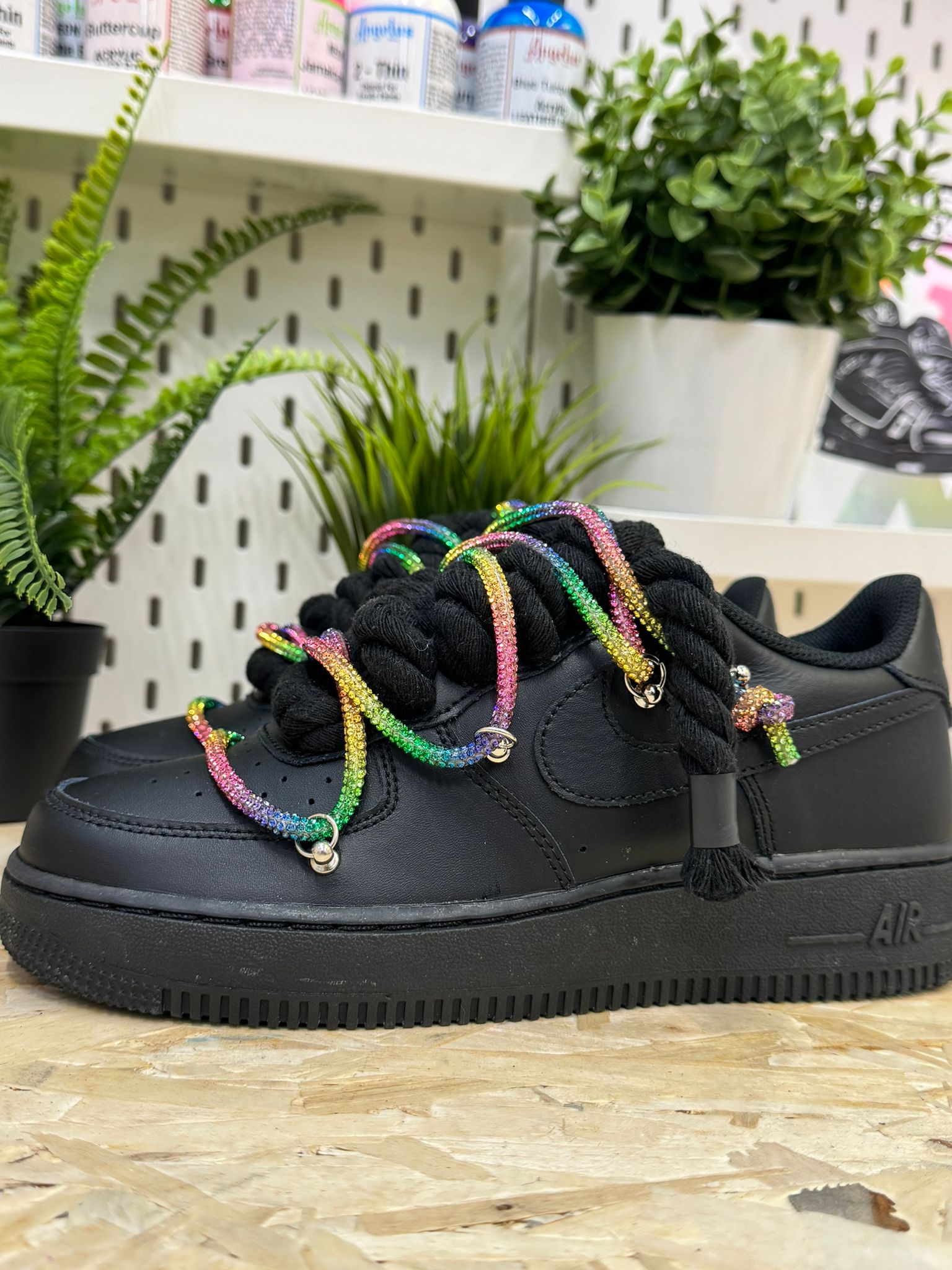 Snezed AIR FORCEROPE BLACK SWAROVSKI MULTI