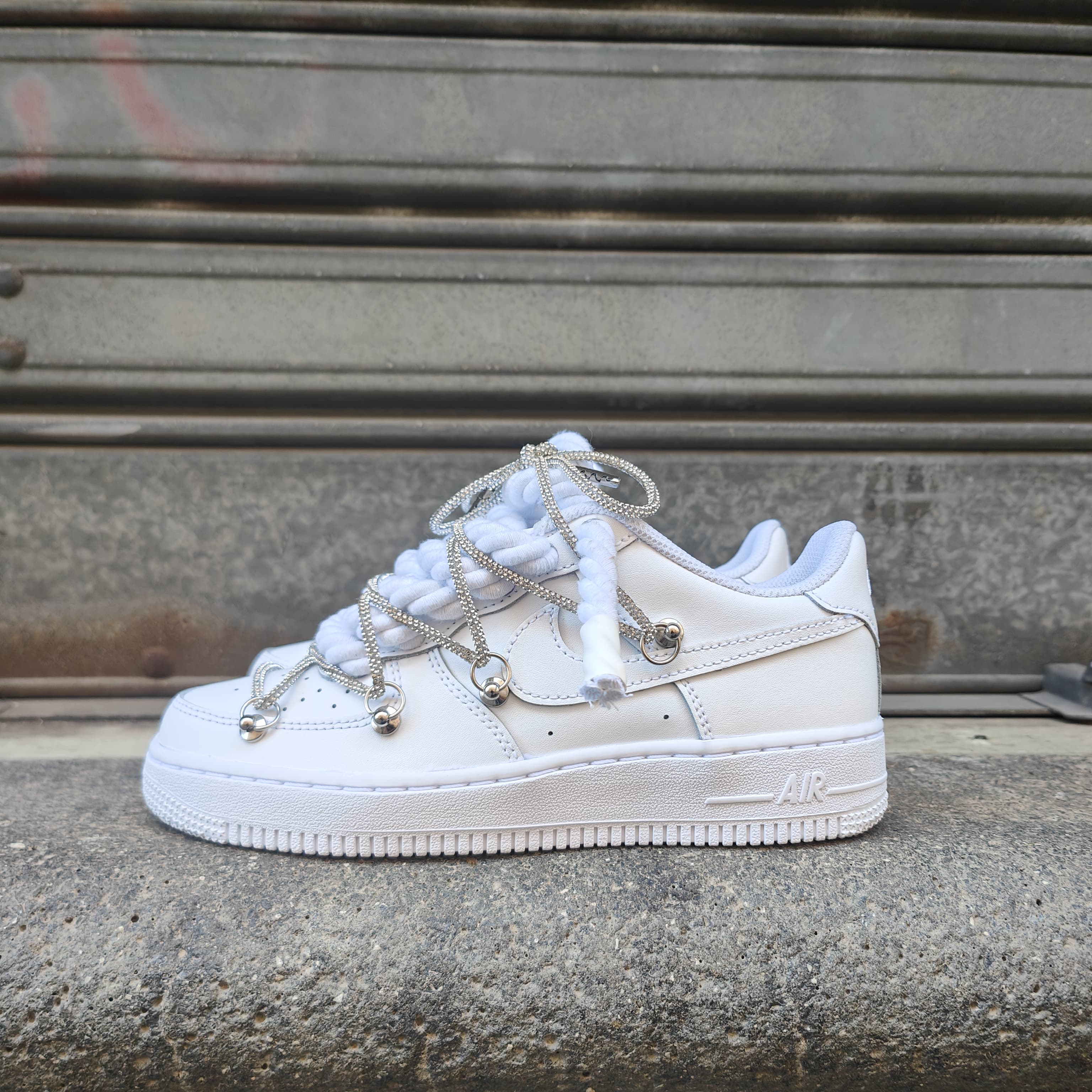 Snezed AIR FORCEROPE LACES SWAROVSKI CRISTAL