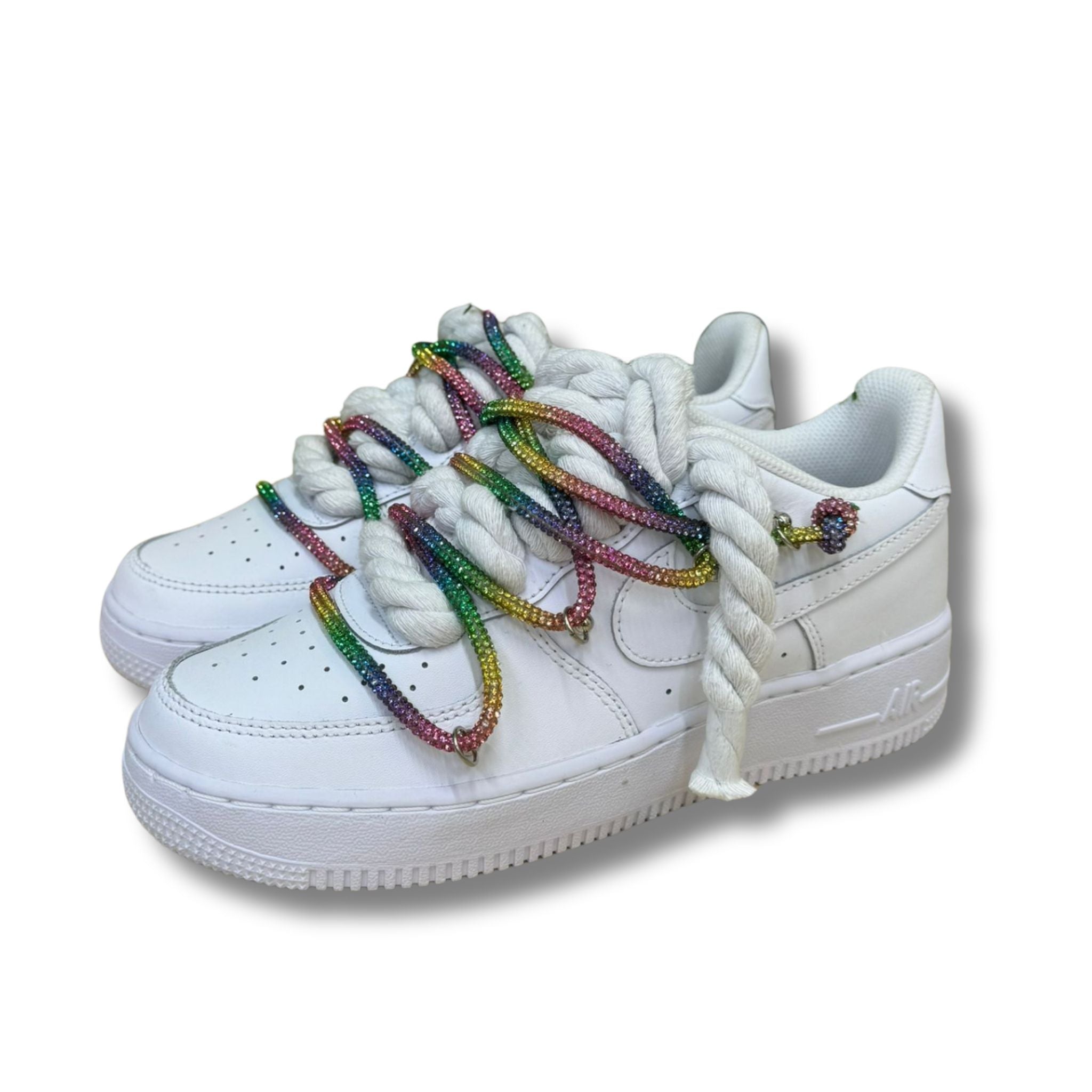 Snezed AIR FORCEWHITE TRIPLE SWAROVSKI MULTI