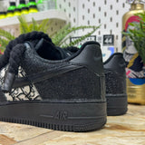 Snezed AIR FORCE GLITTERBLACK MOOD 1