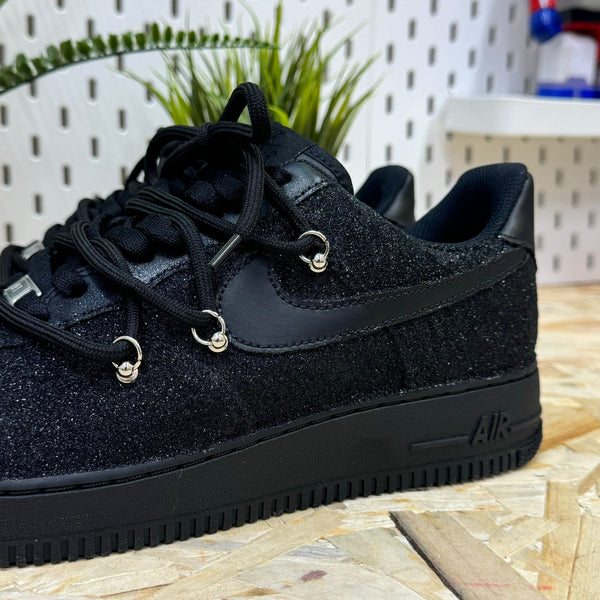 Snezed AIR FORCE  TRIPLEBLACK GLITTER