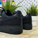 Snezed AIR FORCE  TRIPLEBLACK GLITTER