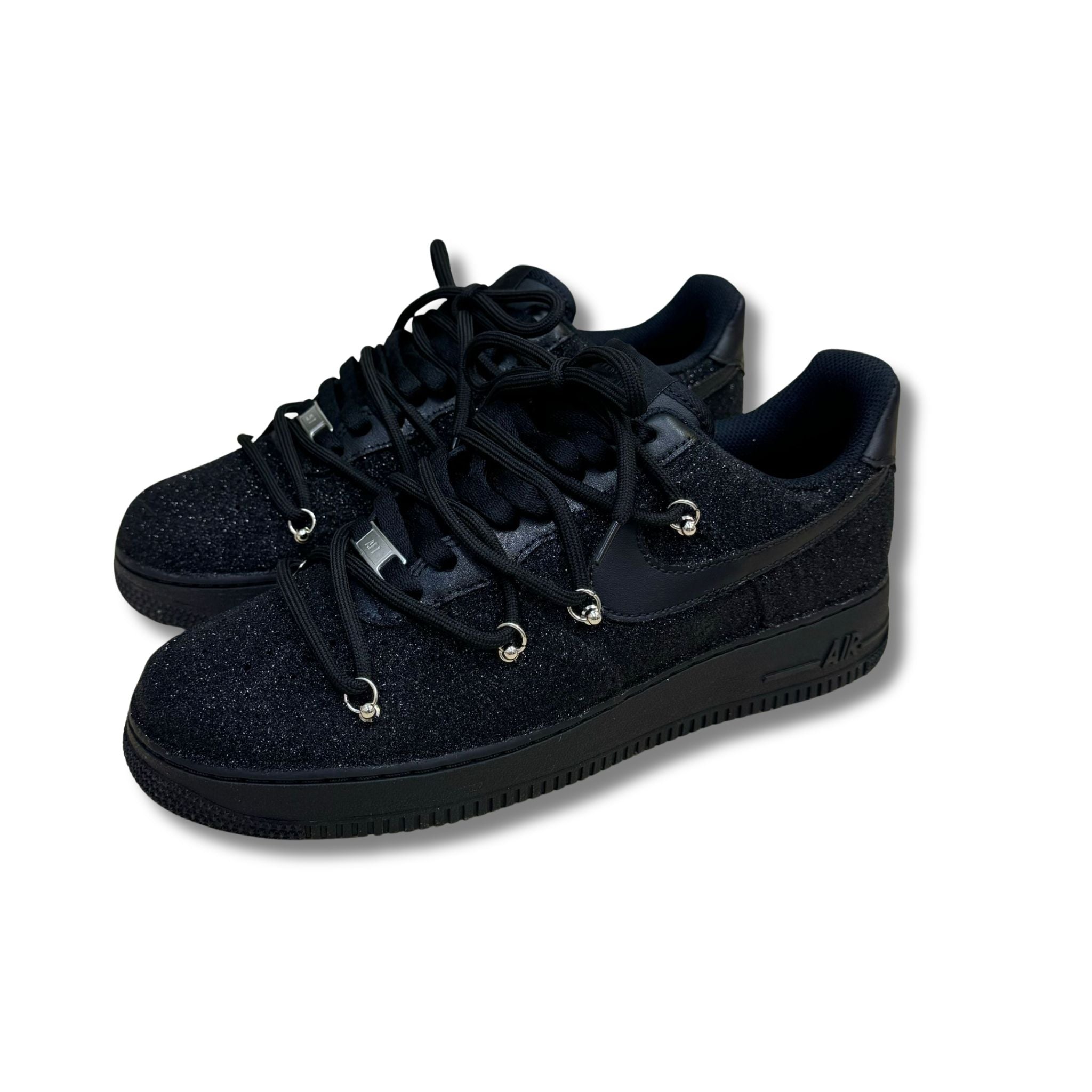 Snezed AIR FORCE  TRIPLEBLACK GLITTER