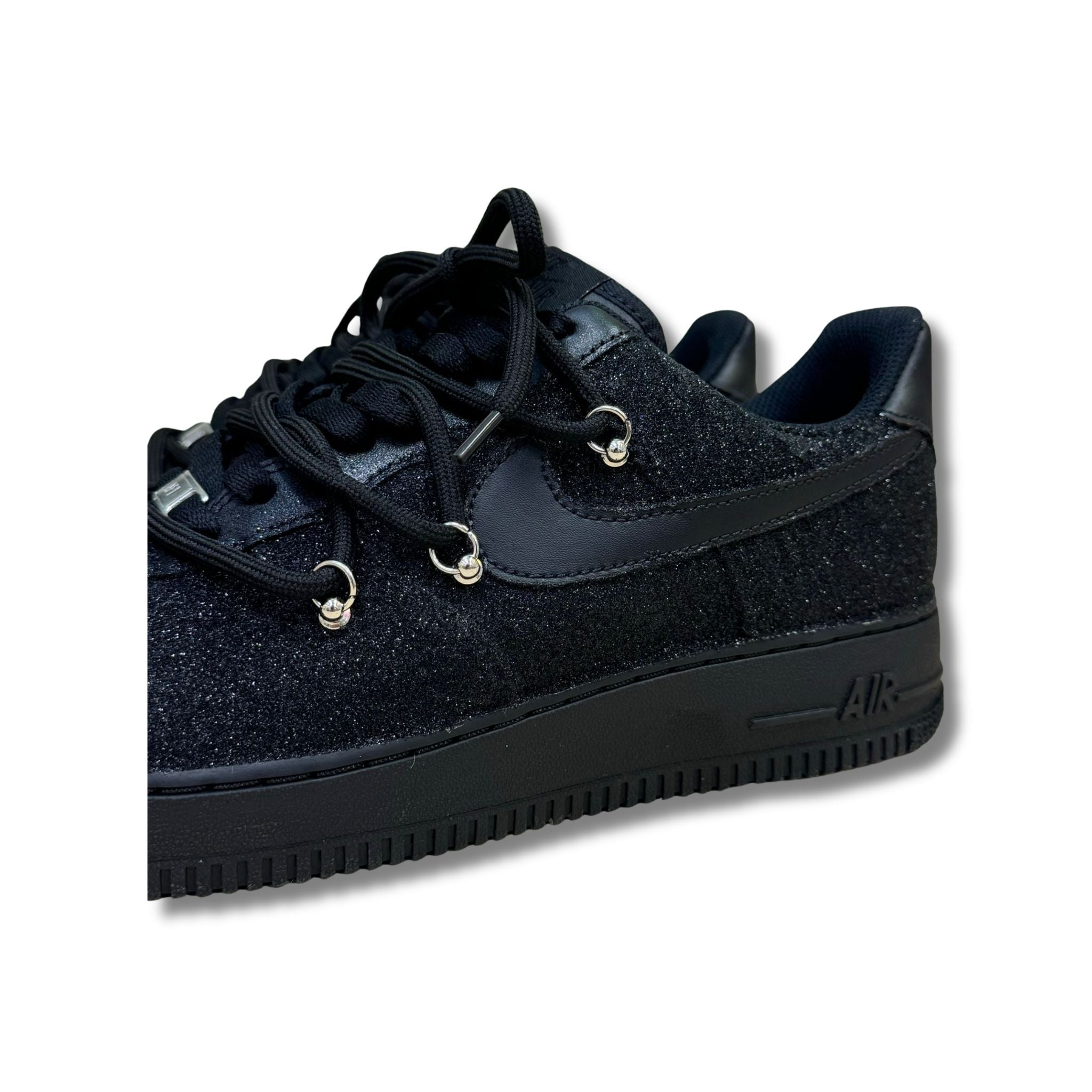 Snezed AIR FORCE  TRIPLEBLACK GLITTER