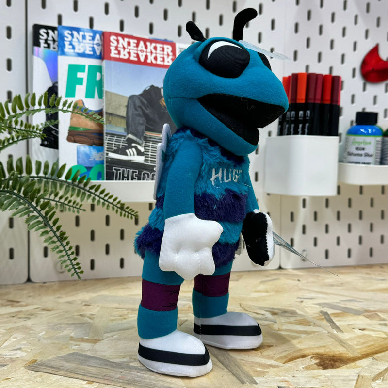 Figura de peluche de la mascota Hugo de Charlotte Hornets de 10"