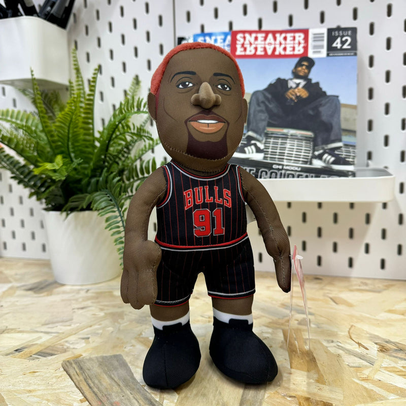 Figura di peluche da 25,4 cm di Dennis Rodman dei Chicago Bulls