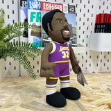 Figura de peluche Magic Johnson de Los Angeles Lakers de 10 pulgadas