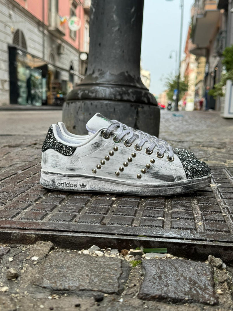 Snezed STAN SMITH TOTAL GLITTER NEROPRONTA CONSEGNA