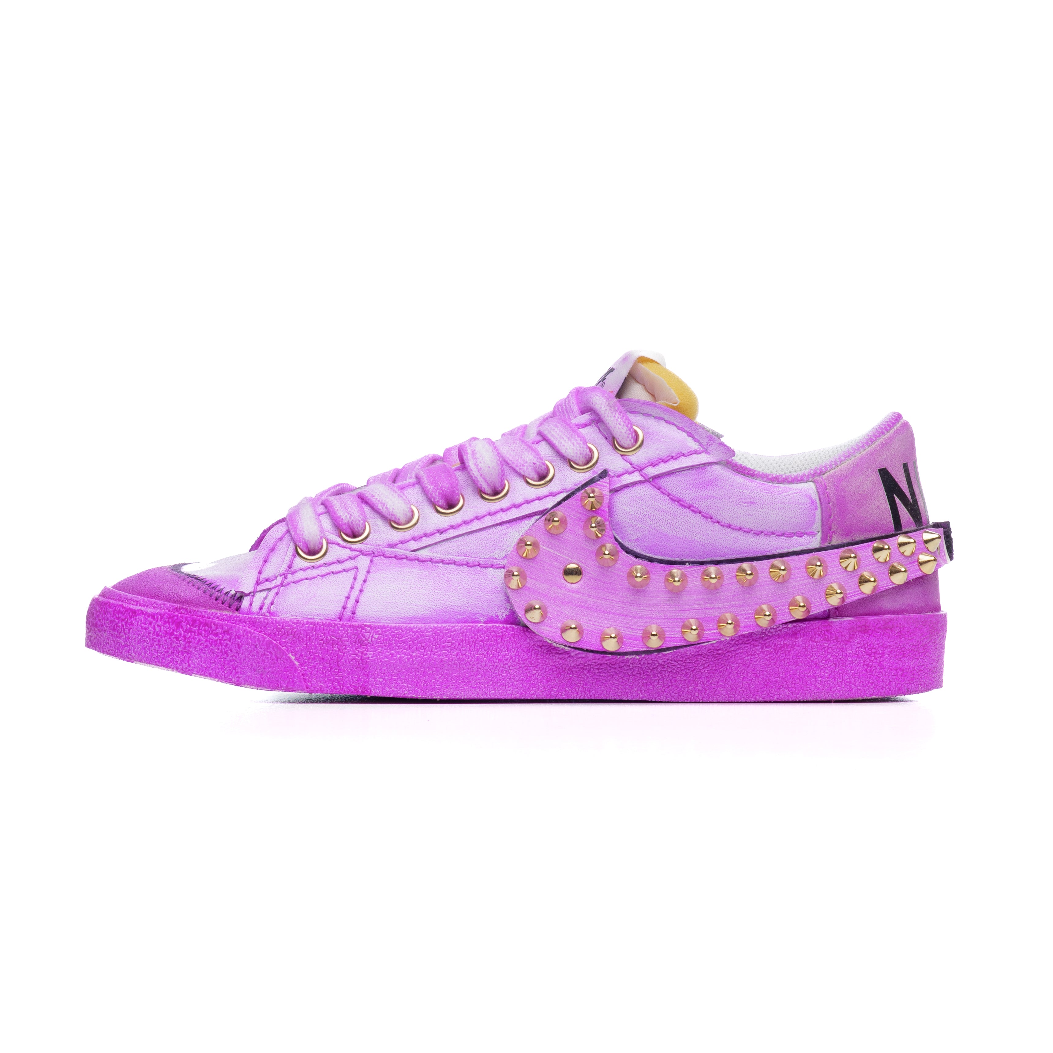 nike blazer low womens purple