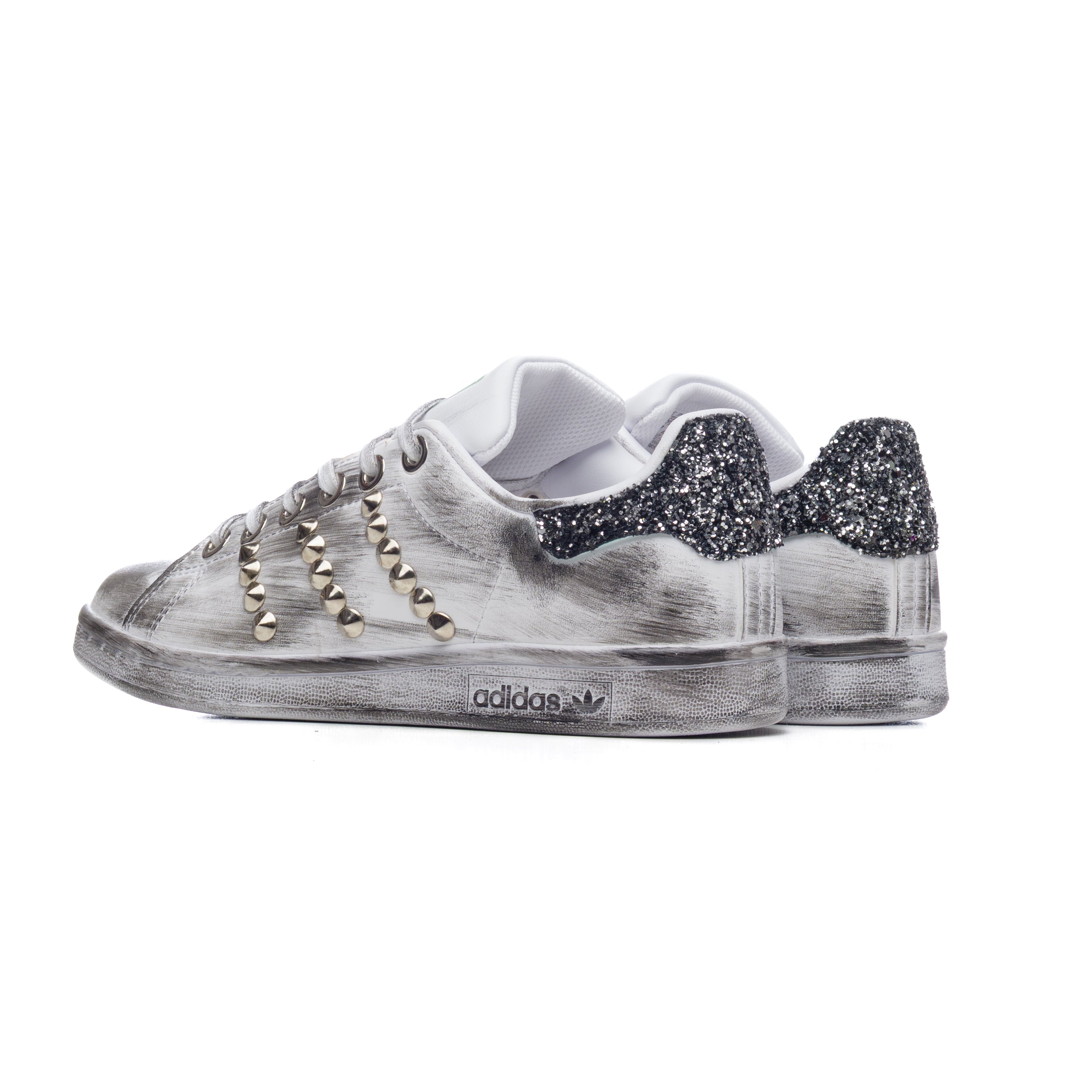 Stan Smith Point Glitter Noir