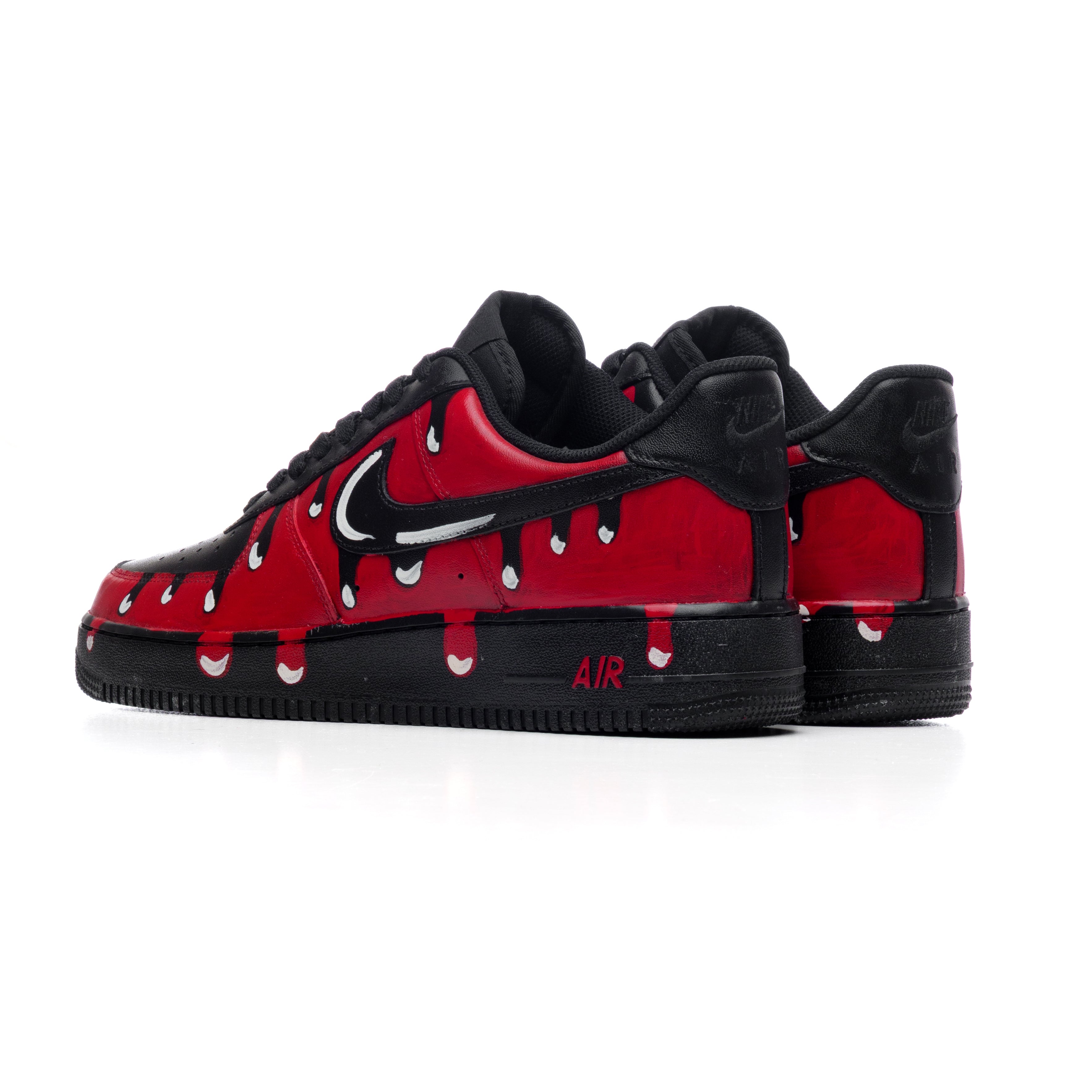 NIKE AIR FORCE ROPE RED VENOM