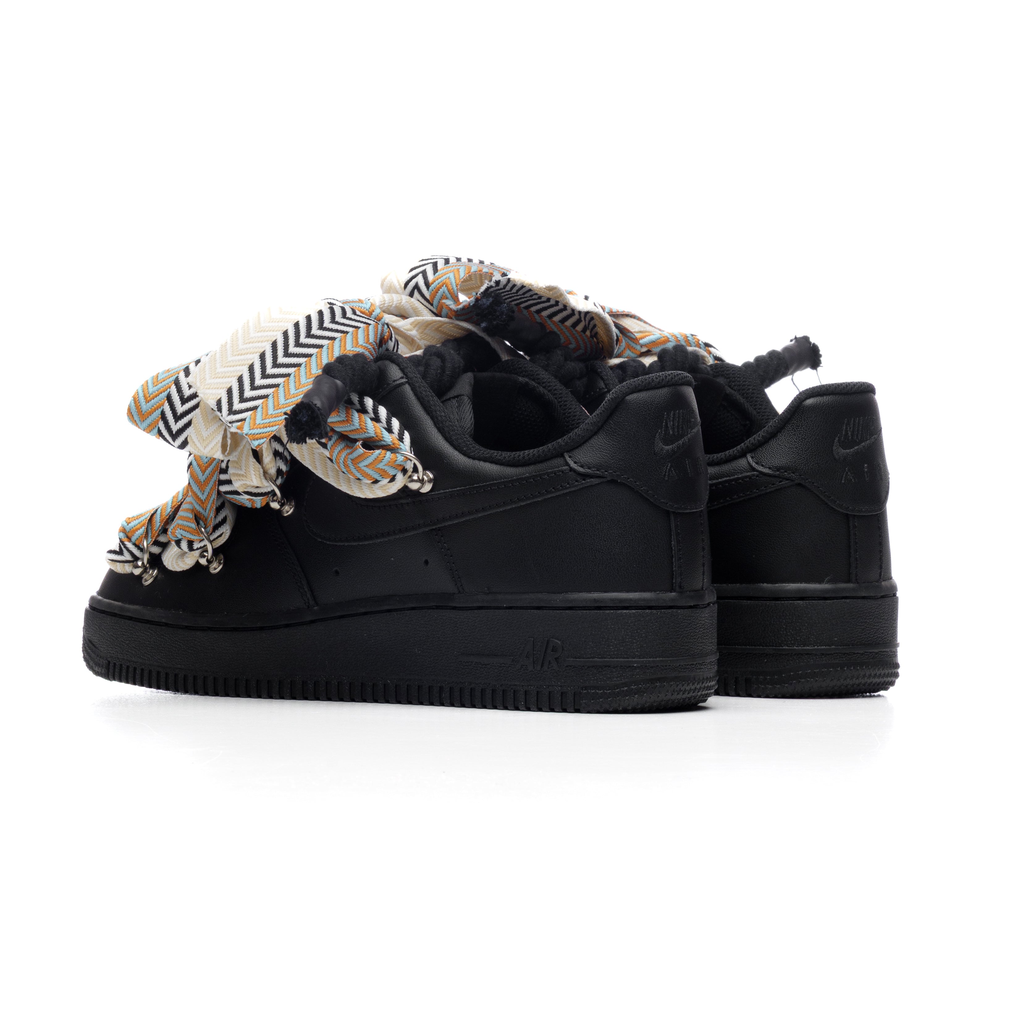 Nike Air Force 1 Black Rope Lanvin "Desert Weave"