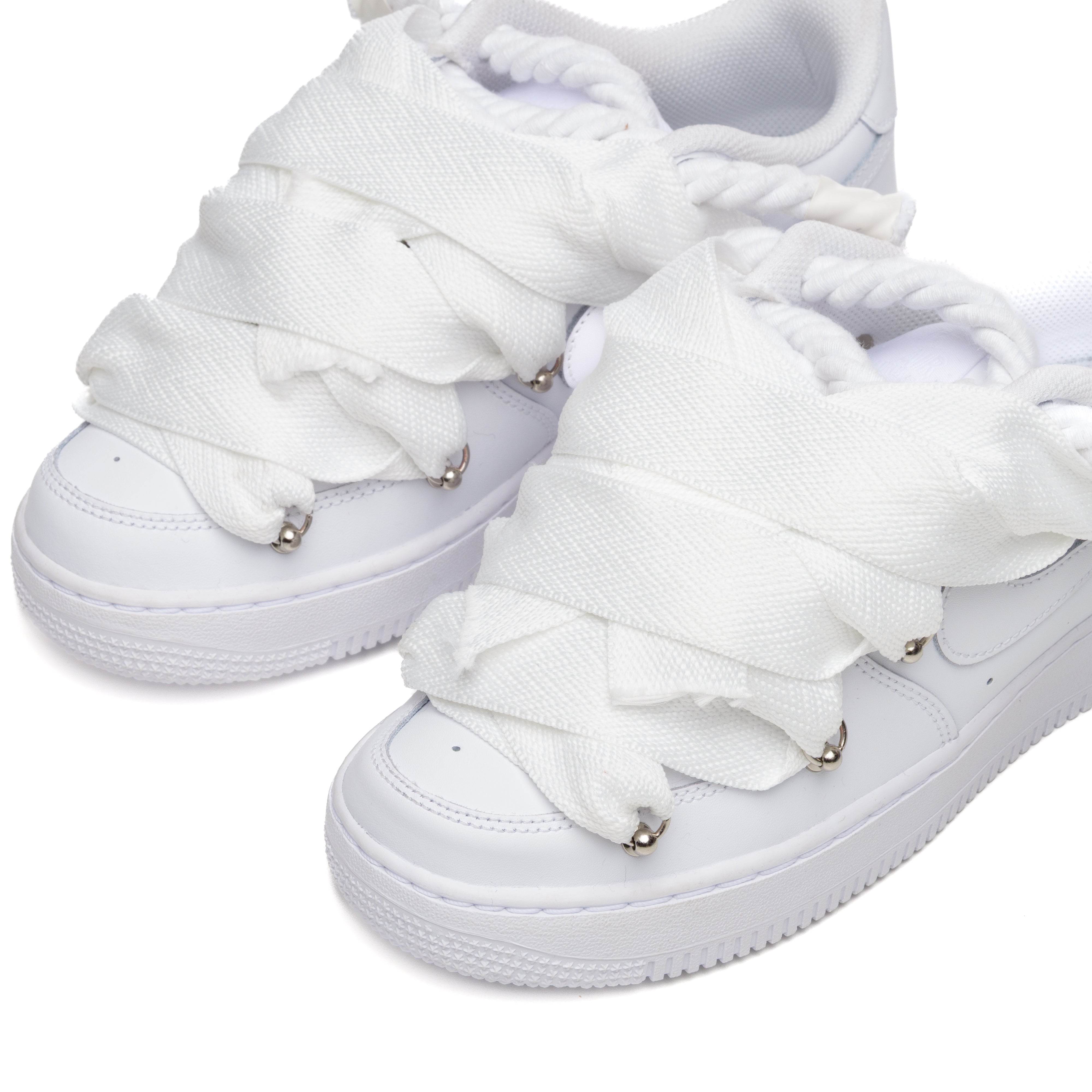 NIKE AIR FORCE ROPE TRIPLE LANVIN TITAN LACE BLANC