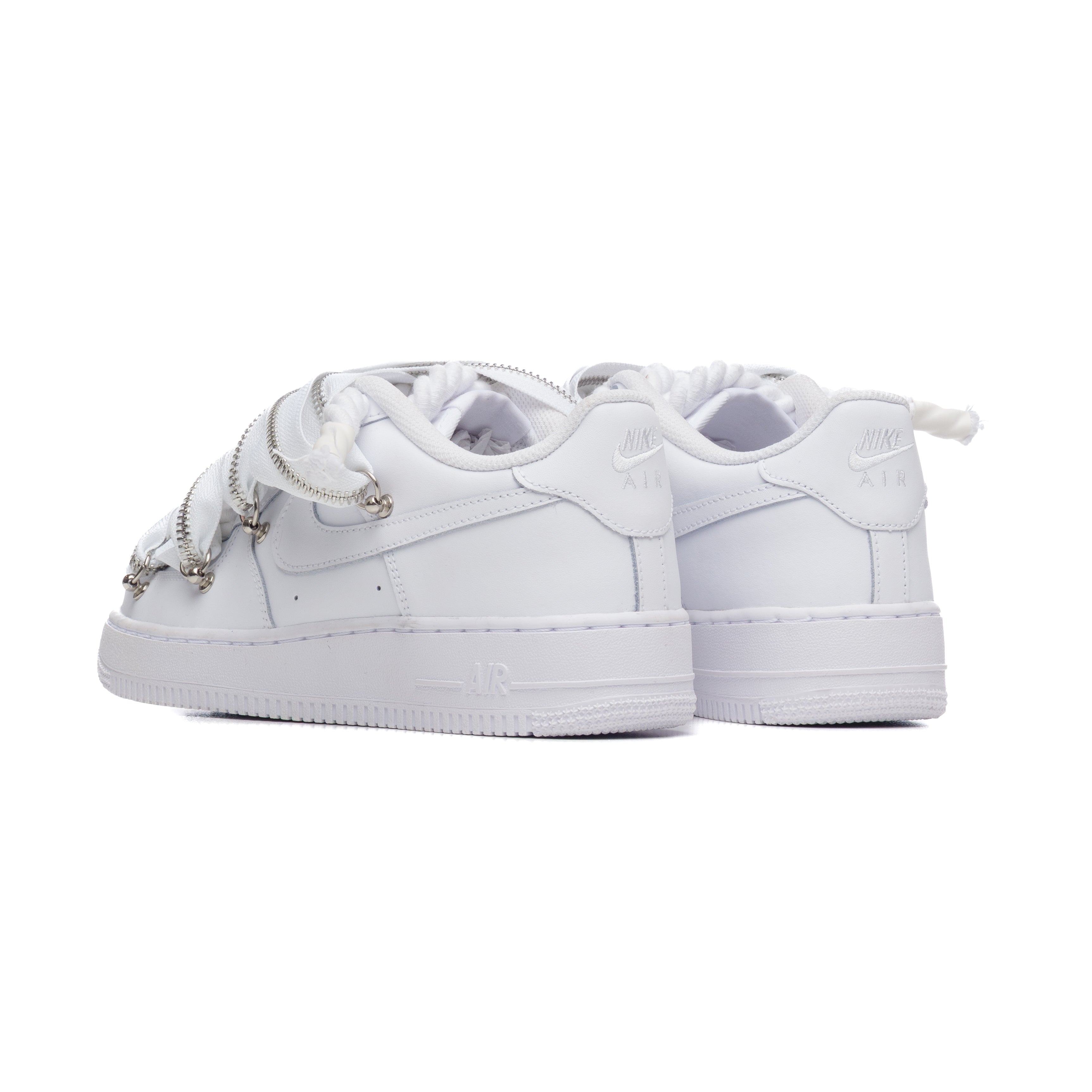 NIKE AIR FORCE ROPE BLANC ZIP BLANC
