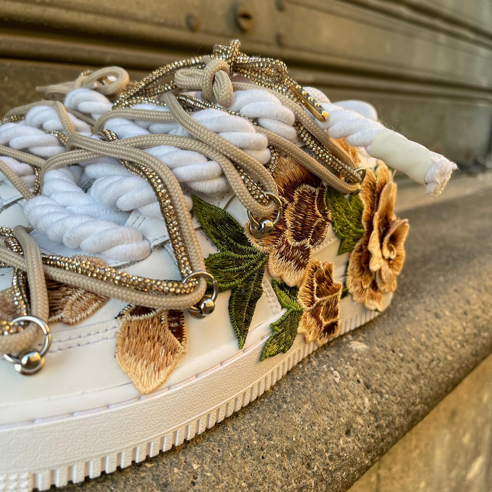 Nike Air Force Golden Roses