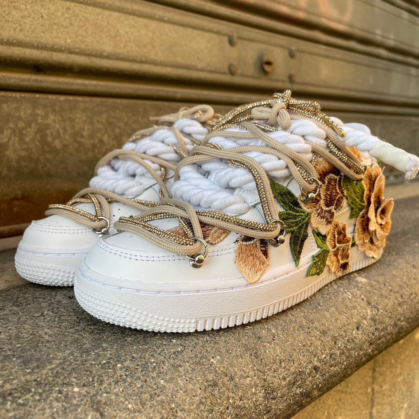 Nike Air Force Golden Roses