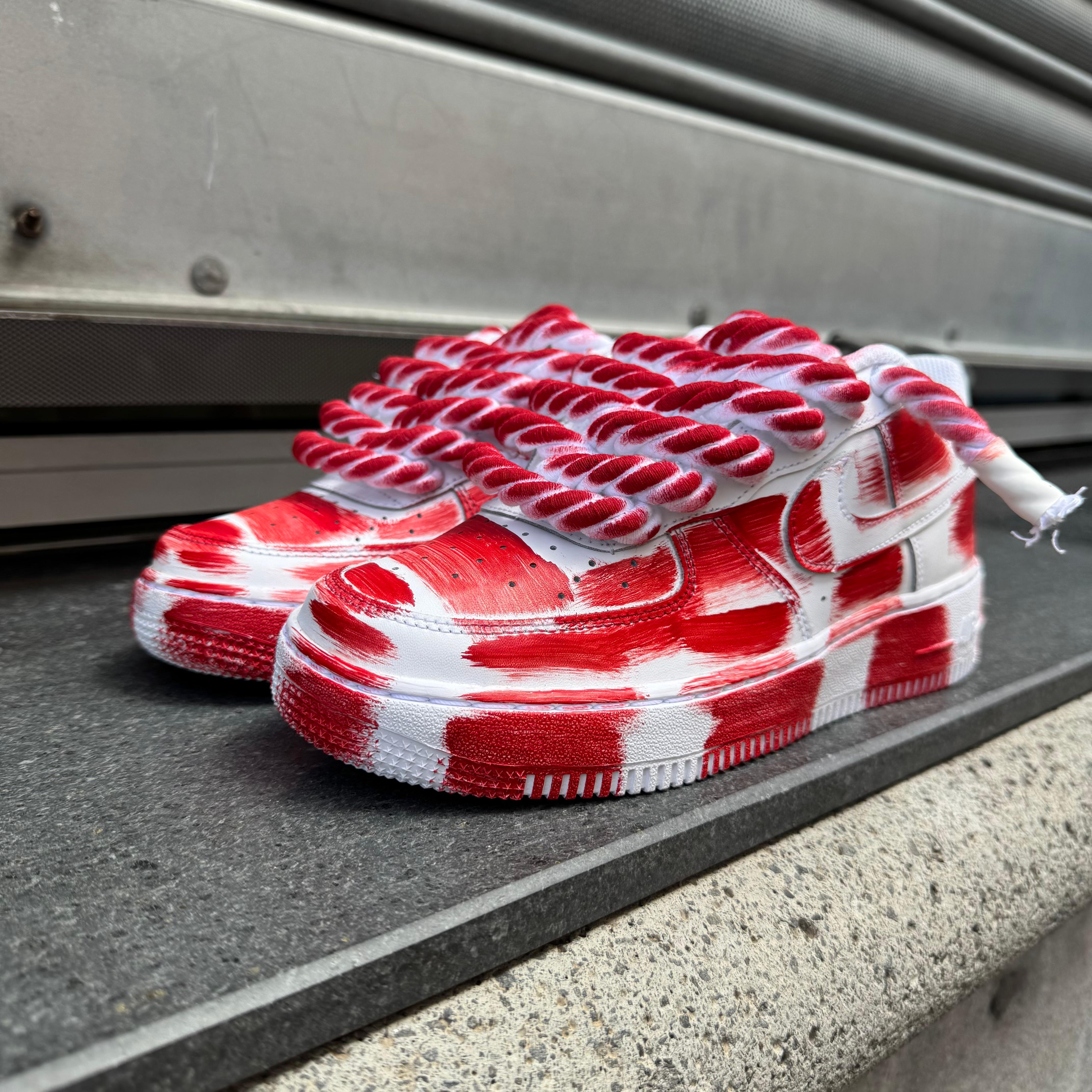 Nike Air Force 1 Rope Urban Brush Red
