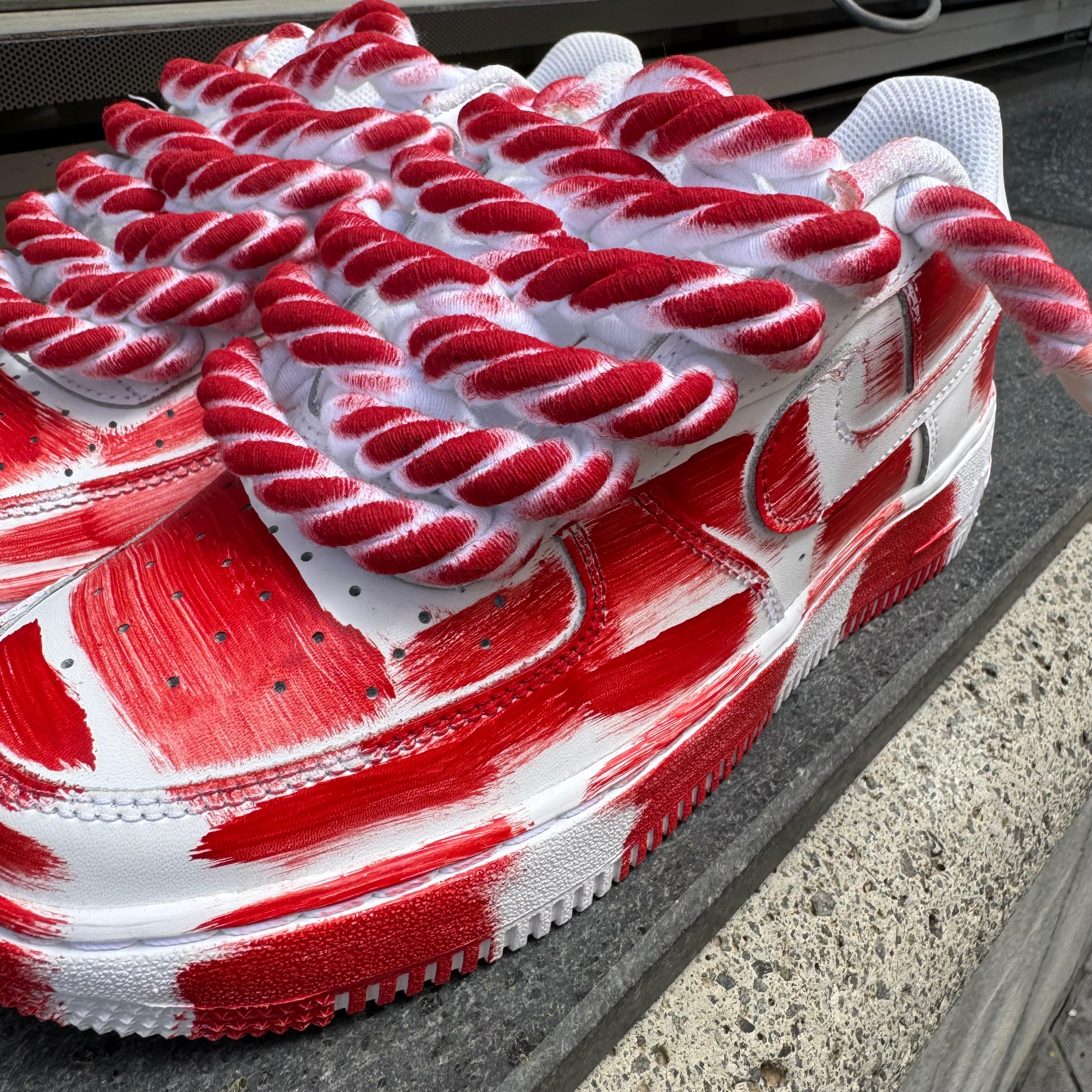 Nike Air Force 1 Rope Urban Brush Red