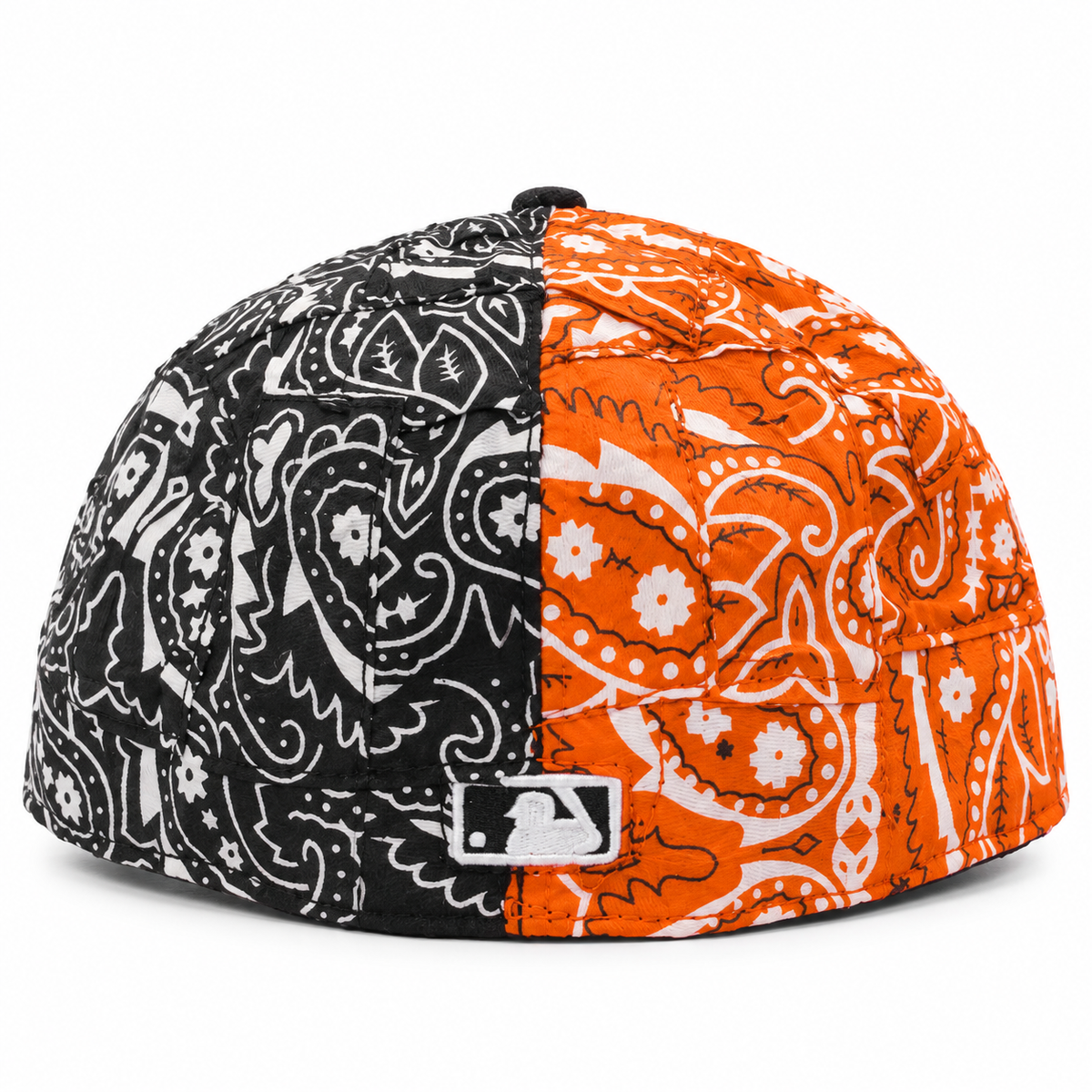 CAP CUSTOM NEW ERA 59FIFTY BANDANA WRAP 2WAY ORANGE & BLACK