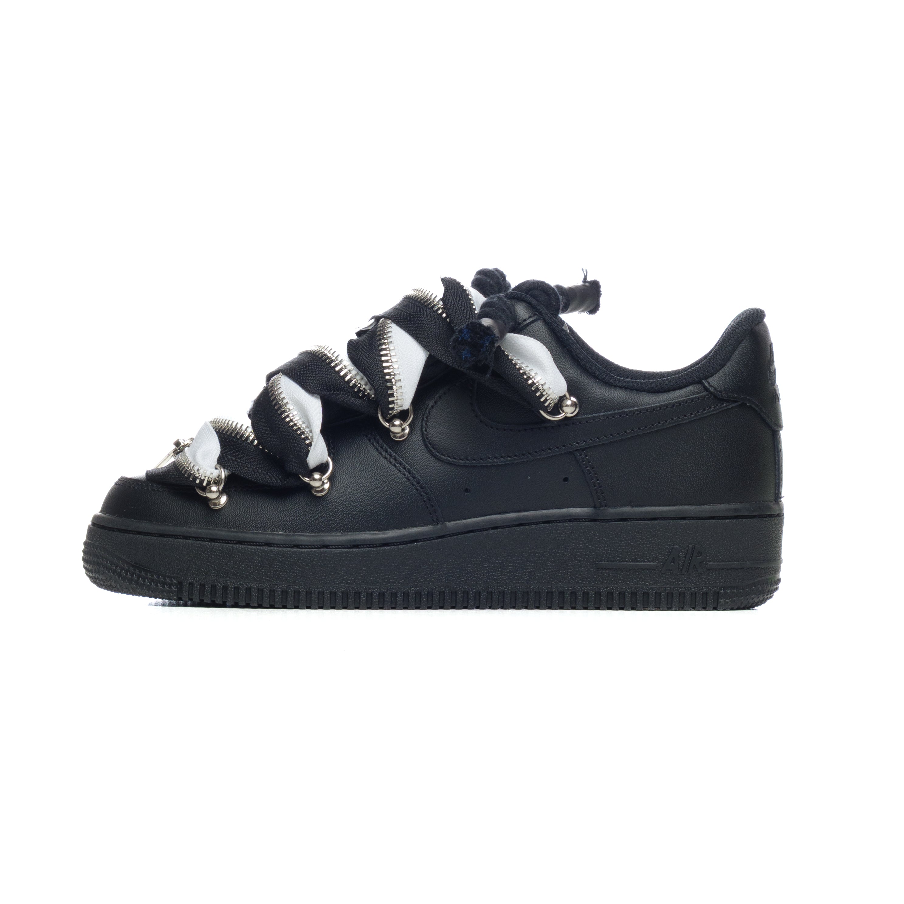 Snezed AF1 BLACK- ZIP BICOLOR BLACK&WHITE