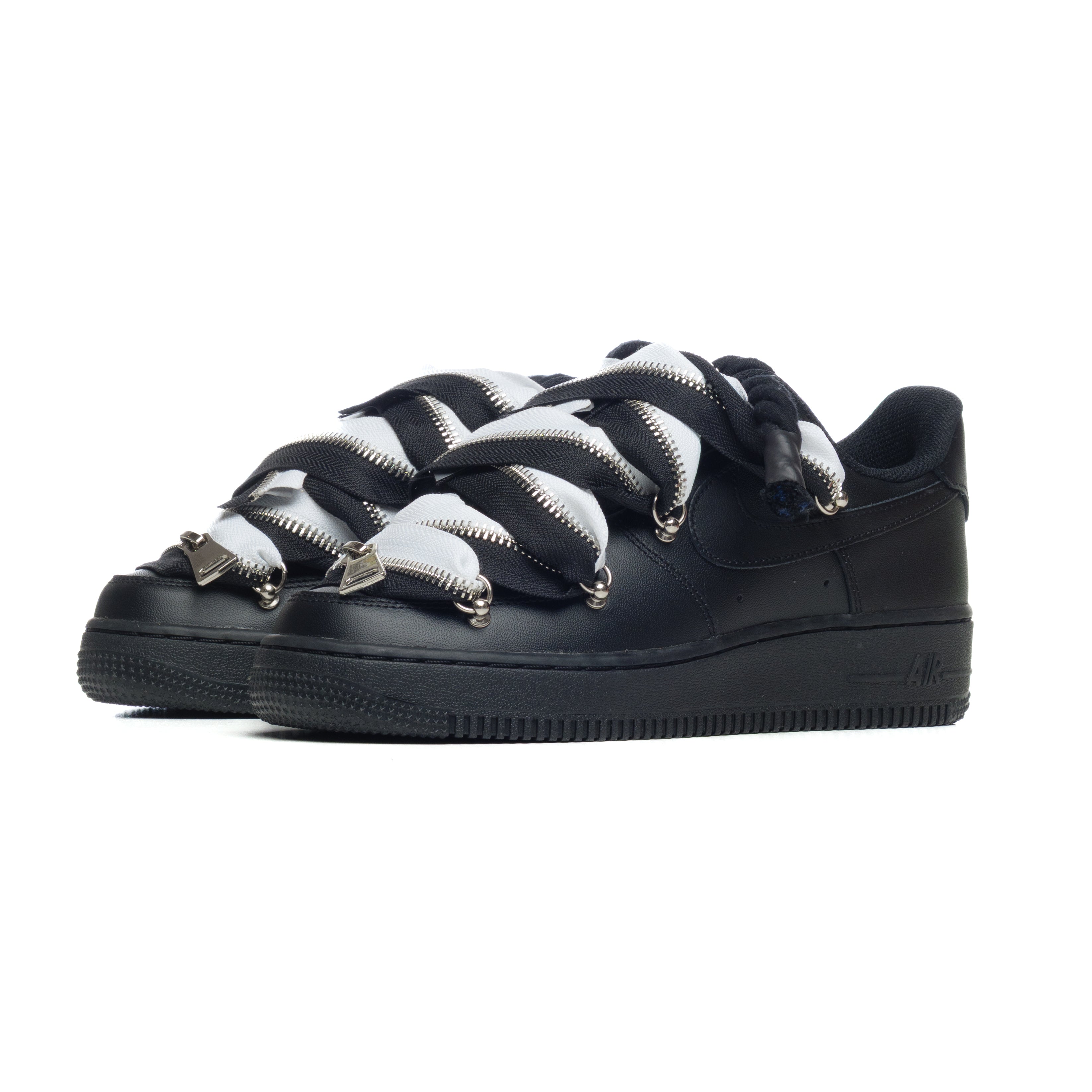 Snezed AF1 BLACK- ZIP BICOLOR BLACK&WHITE