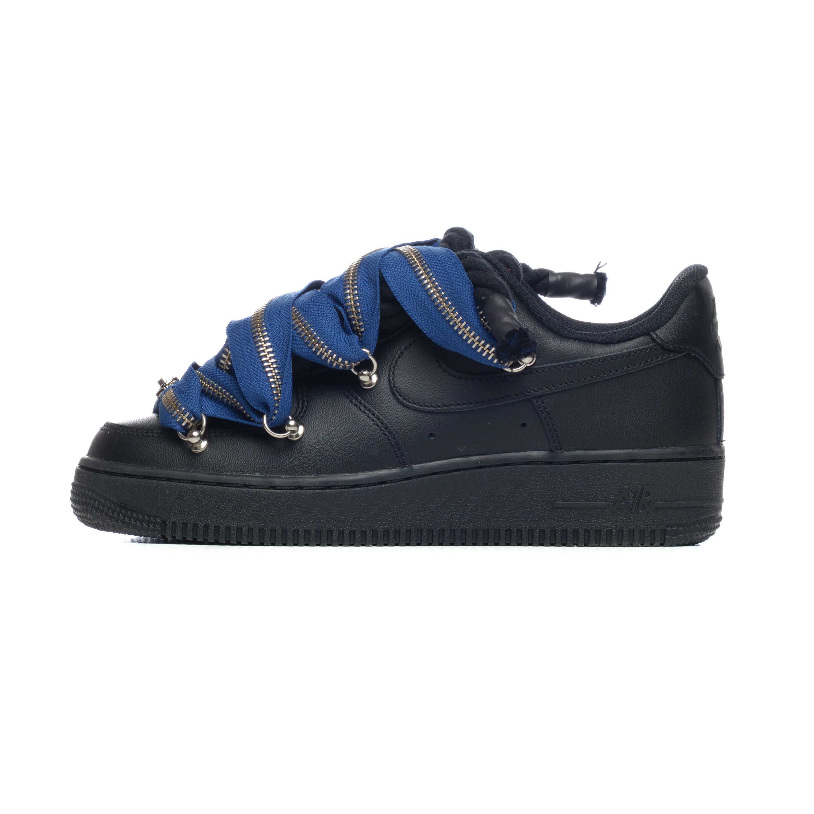 Snezed AF1 BLACK- ZIP BLUE
