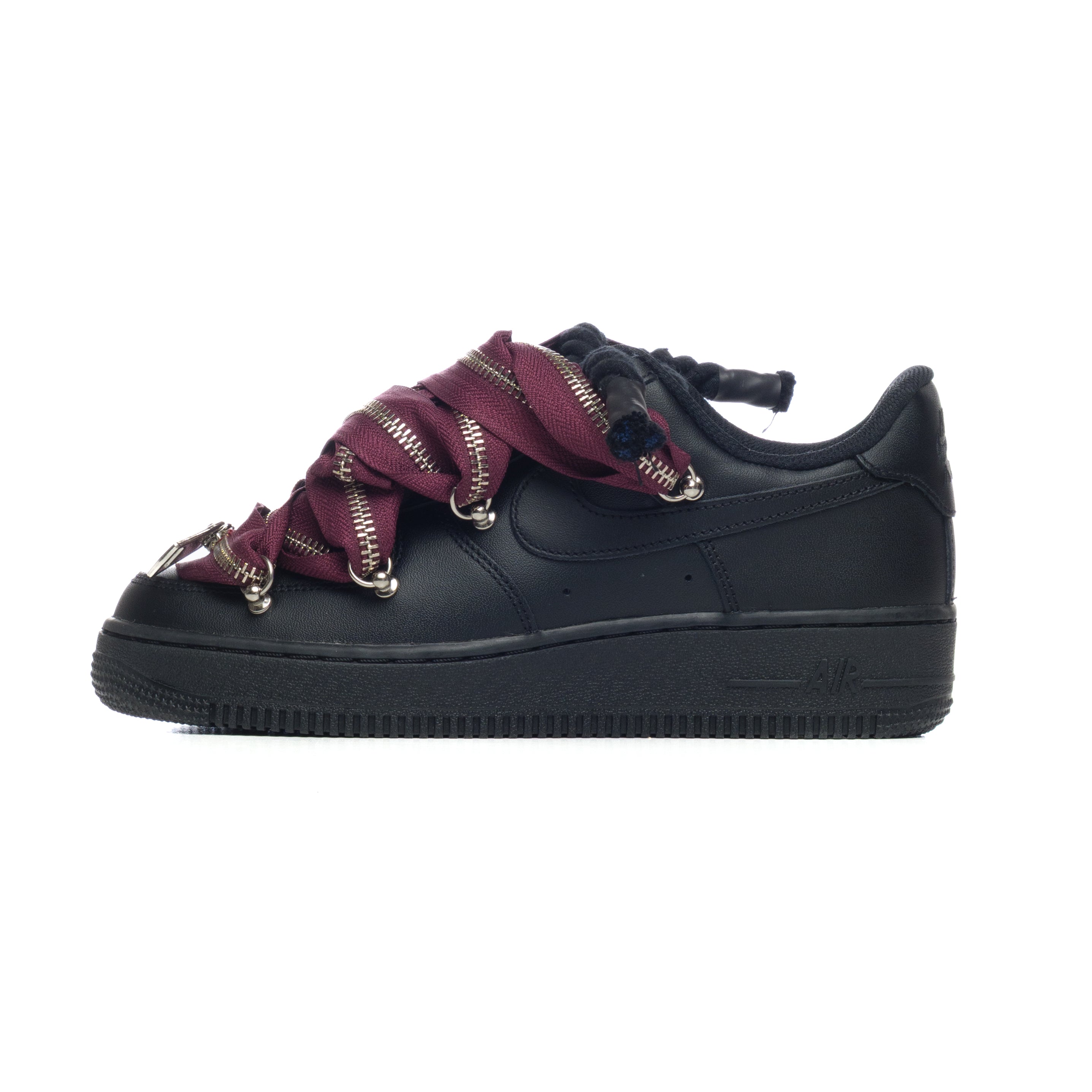 Snezed AF1 BLACK- ZIP BORDEAUX