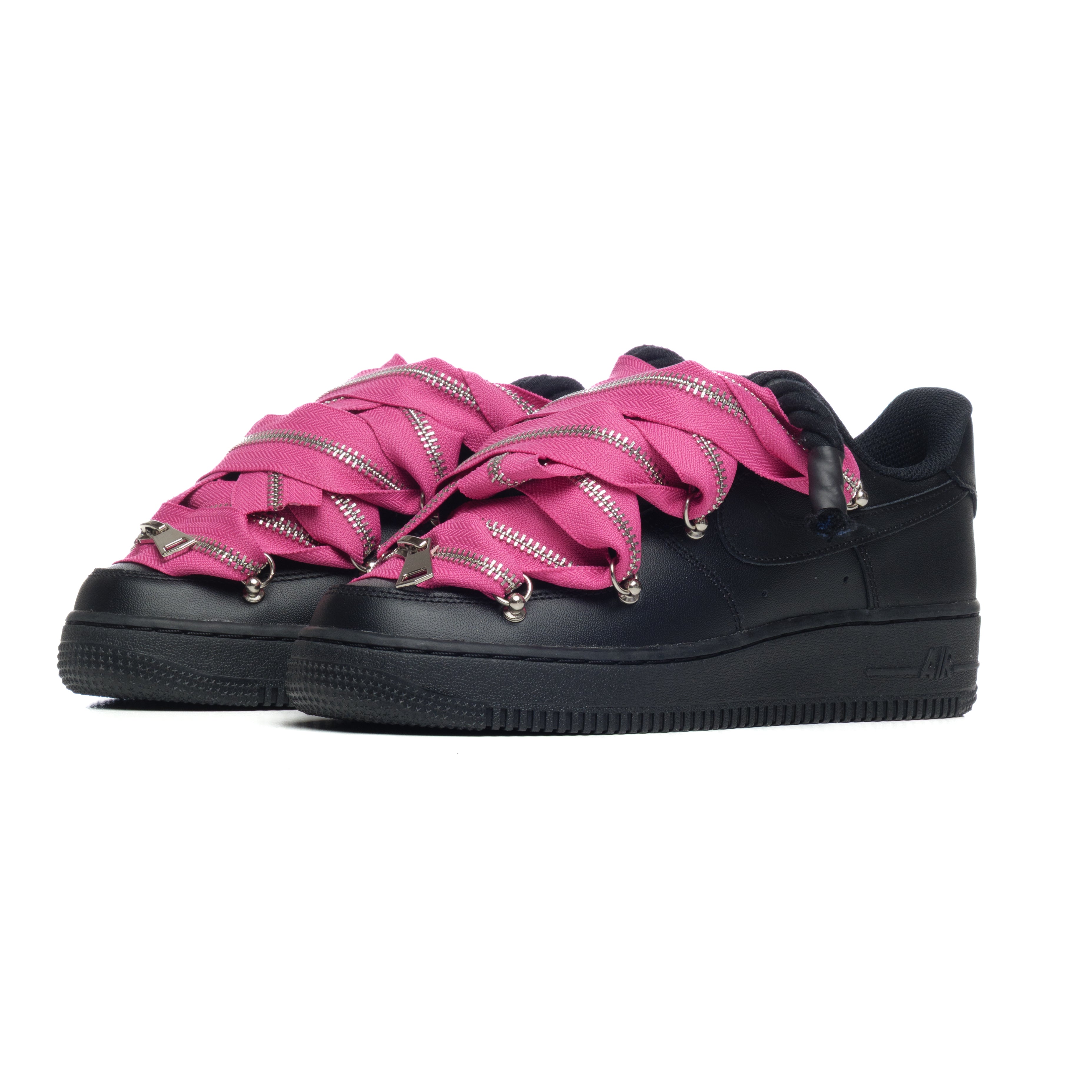 Snezed AF1 BLACK- ZIP FUCSIA
