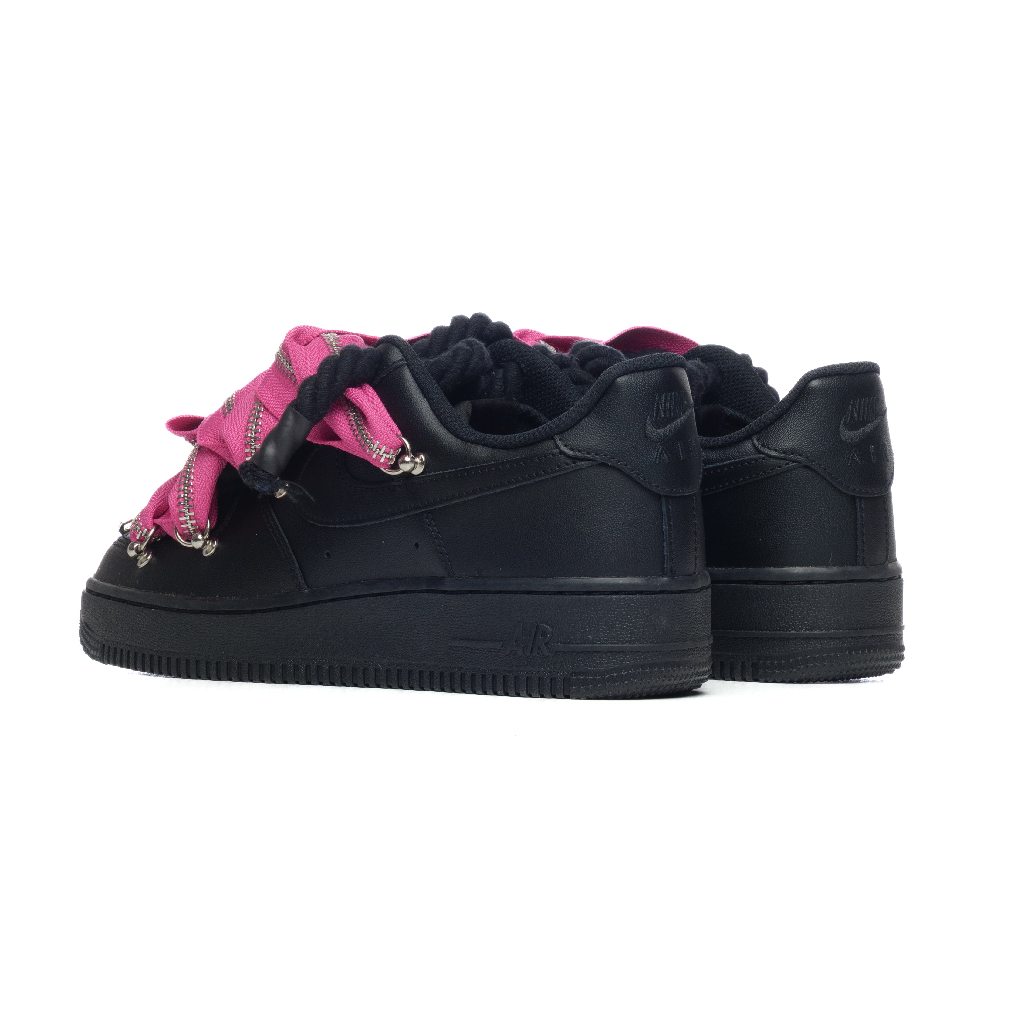 Snezed AF1 BLACK- ZIP FUCSIA