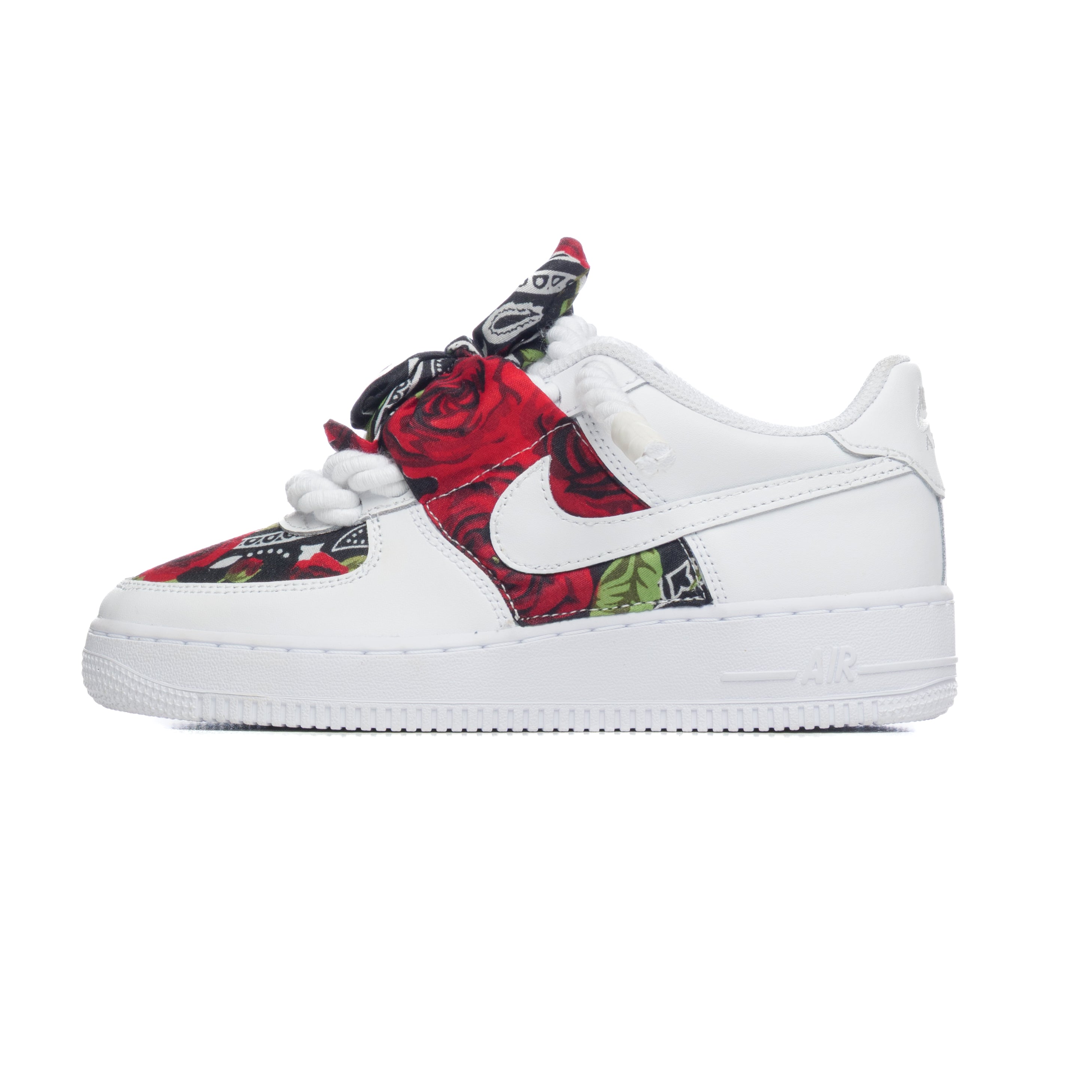 Snezed AF1 WHITE- BANDANA BARRIO ROSE