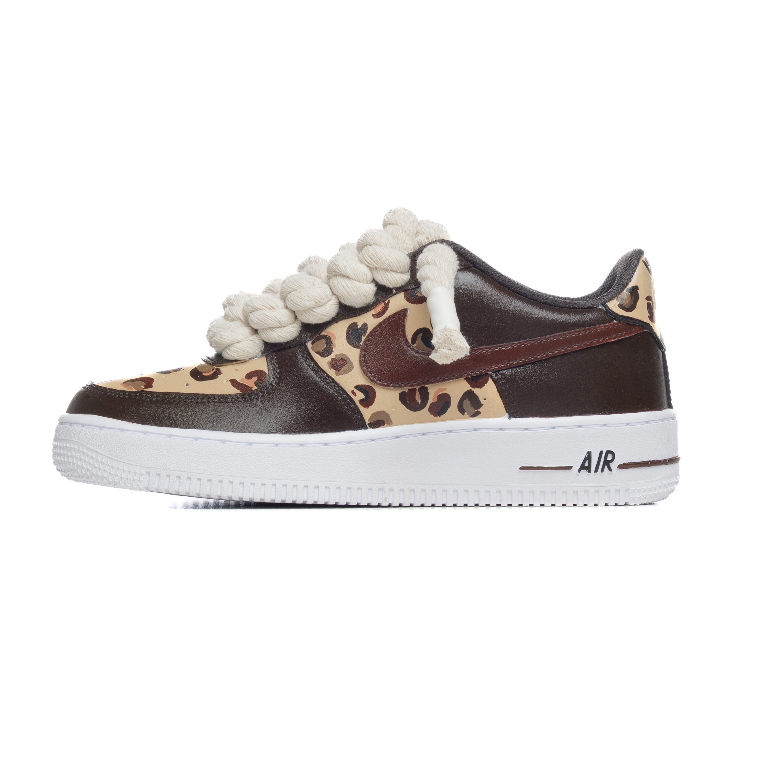 Snezed AF1 WHITE- LEOPARD POP ART