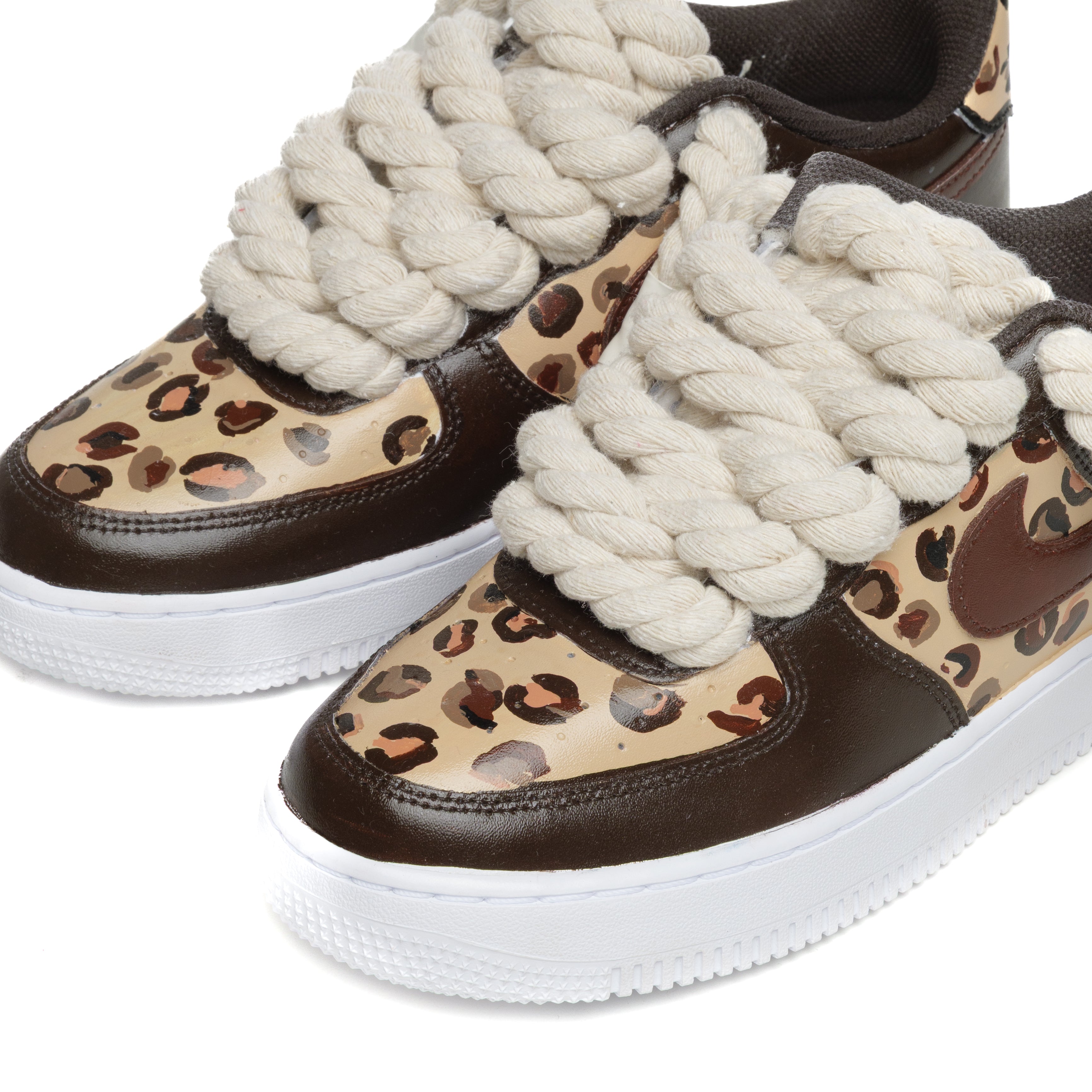 Snezed AF1 WHITE- LEOPARD POP ART