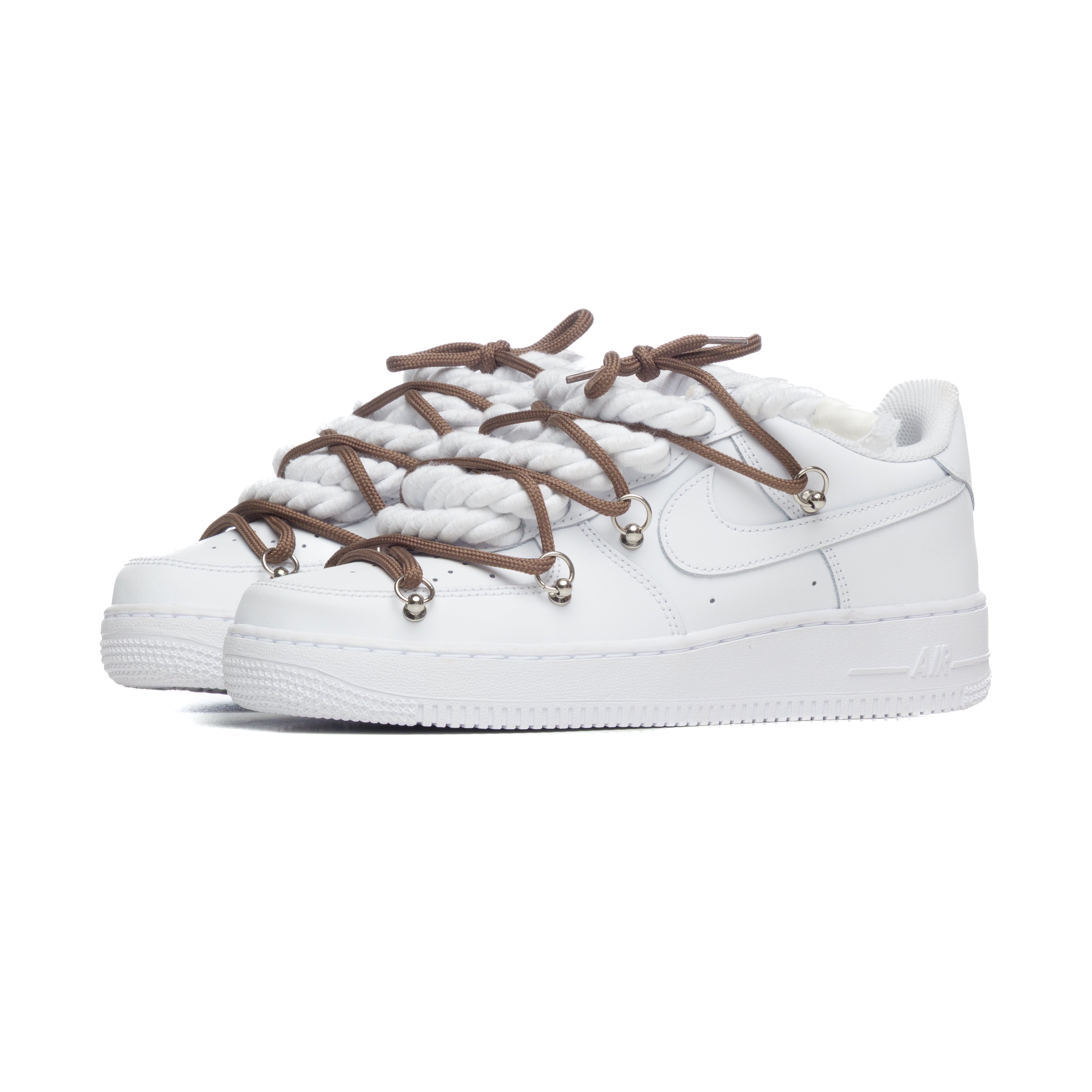 Snezed AF1 WHITE- TWIN BROWN