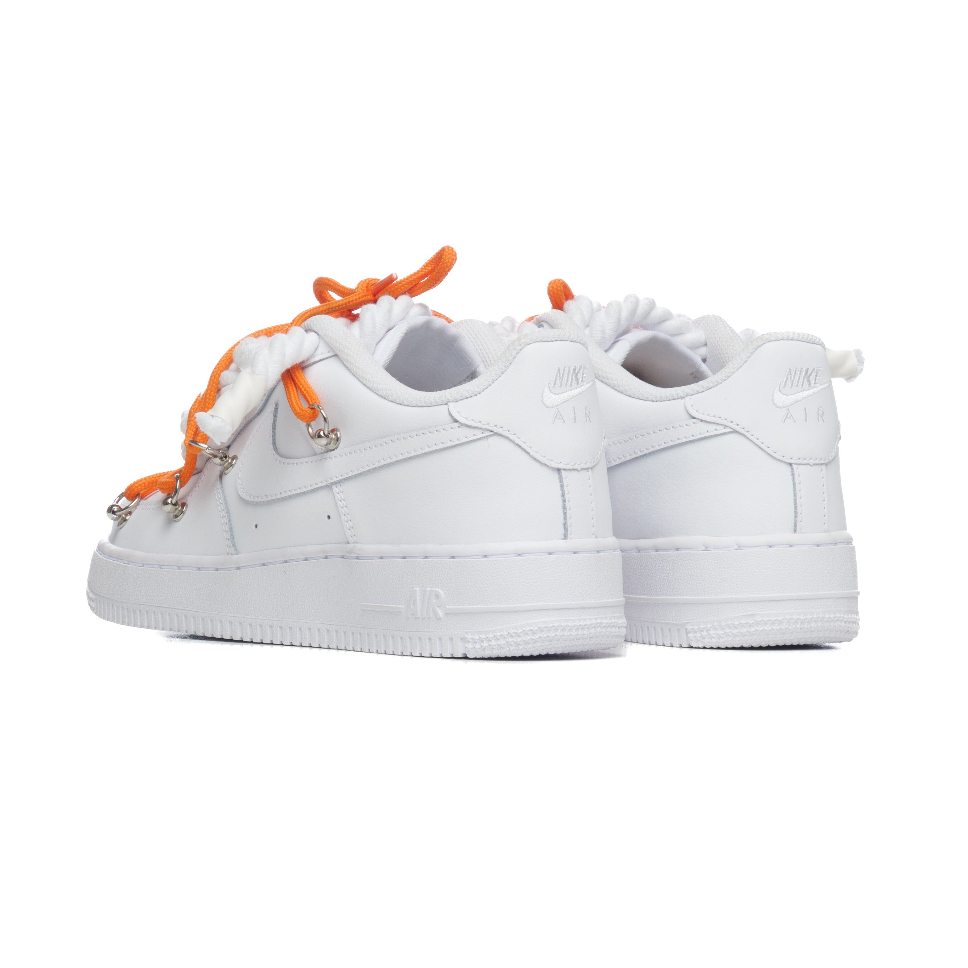 Snezed AF1 WHITE- TWIN ORANGE