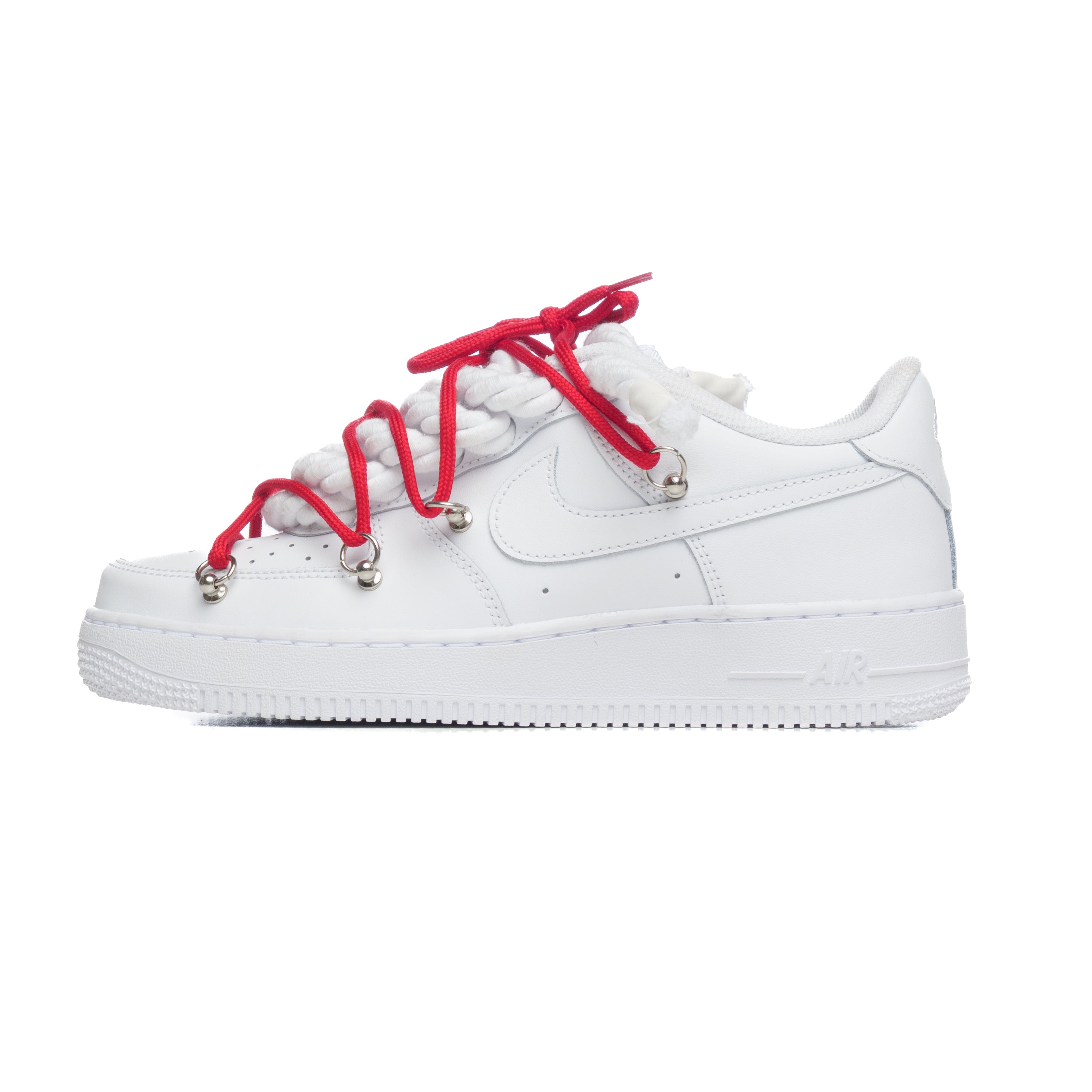 Snezed AF1 WHITE- TWIN RED