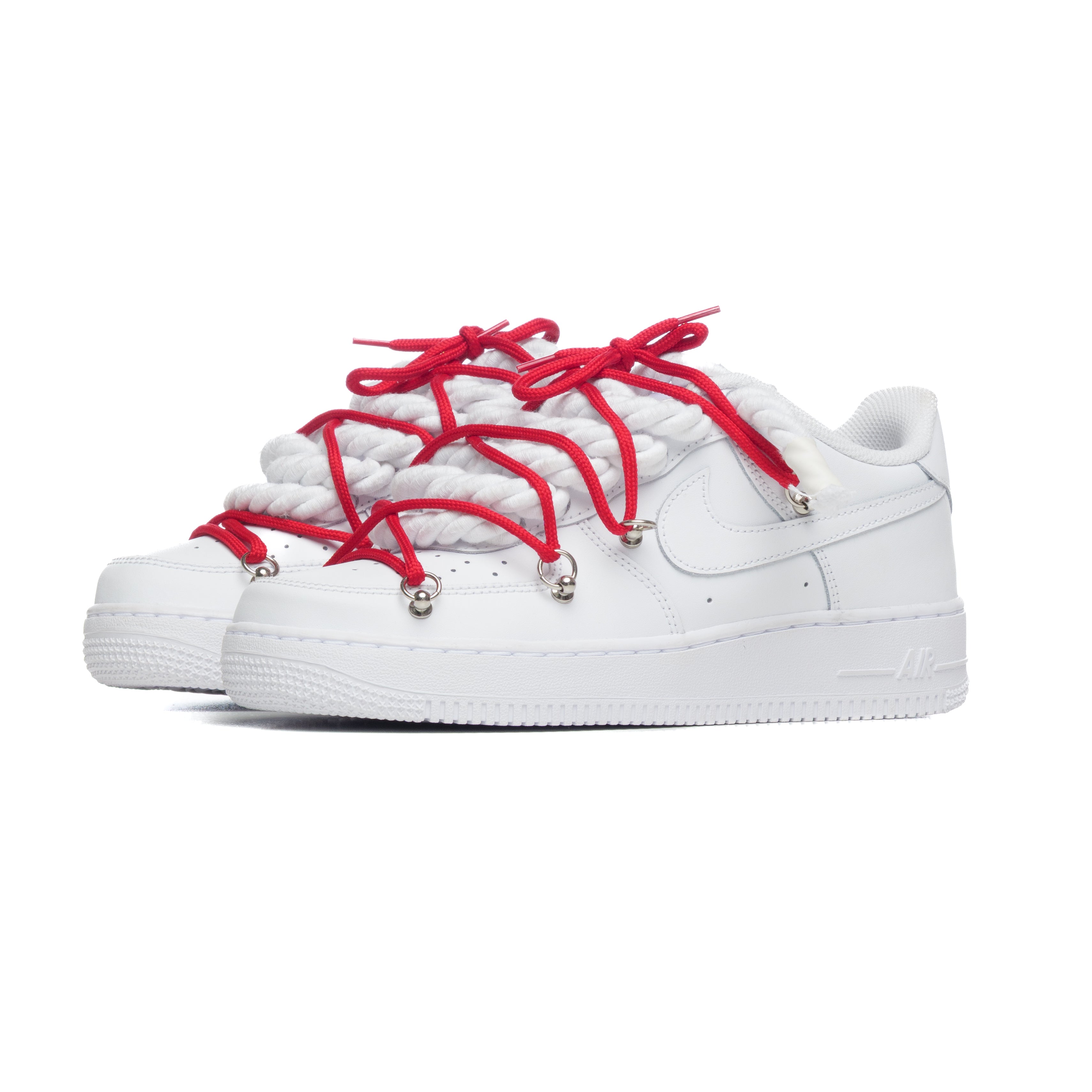 Snezed AF1 WHITE- TWIN RED