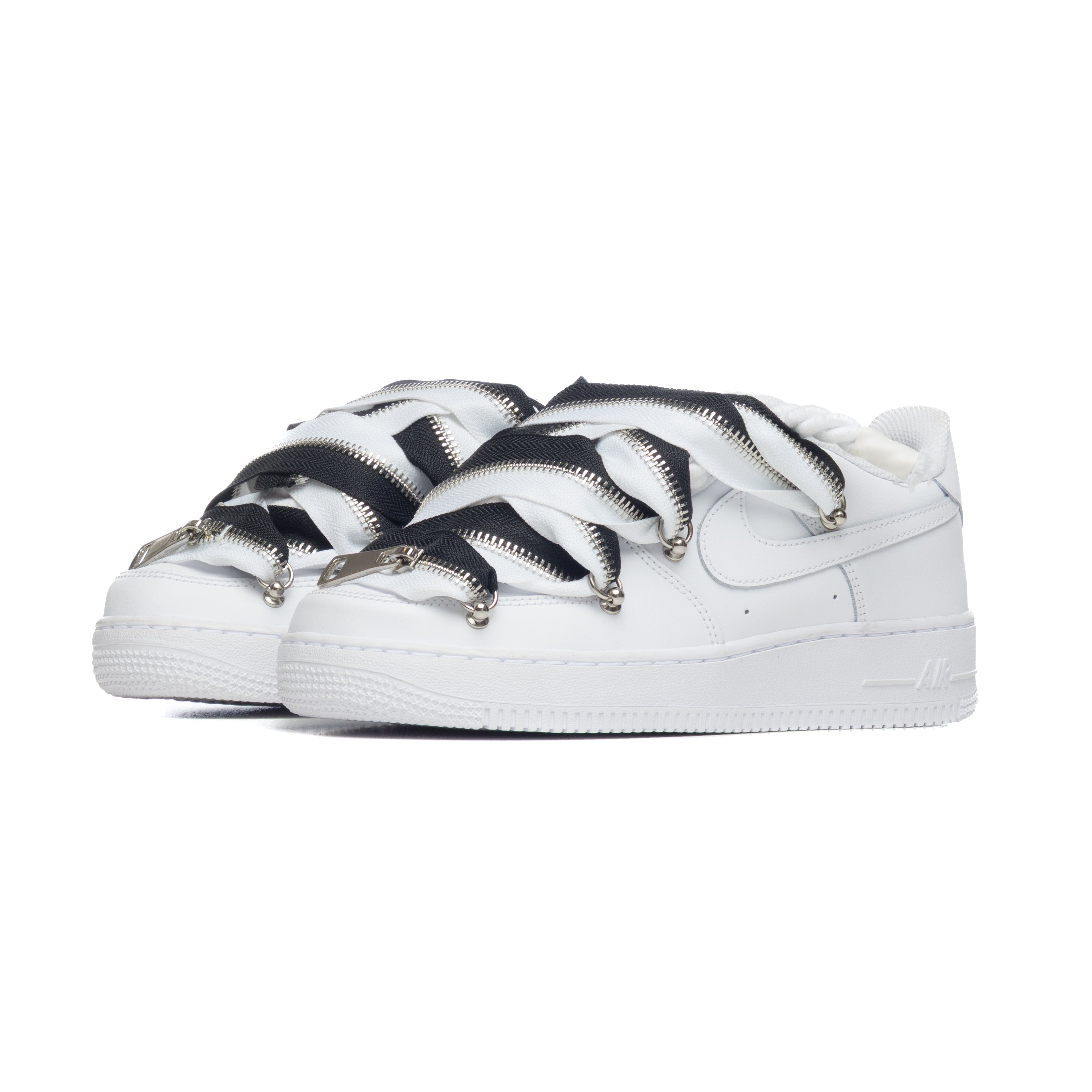 Snezed AF1 WHITE- ZIP BICOLOR B&W