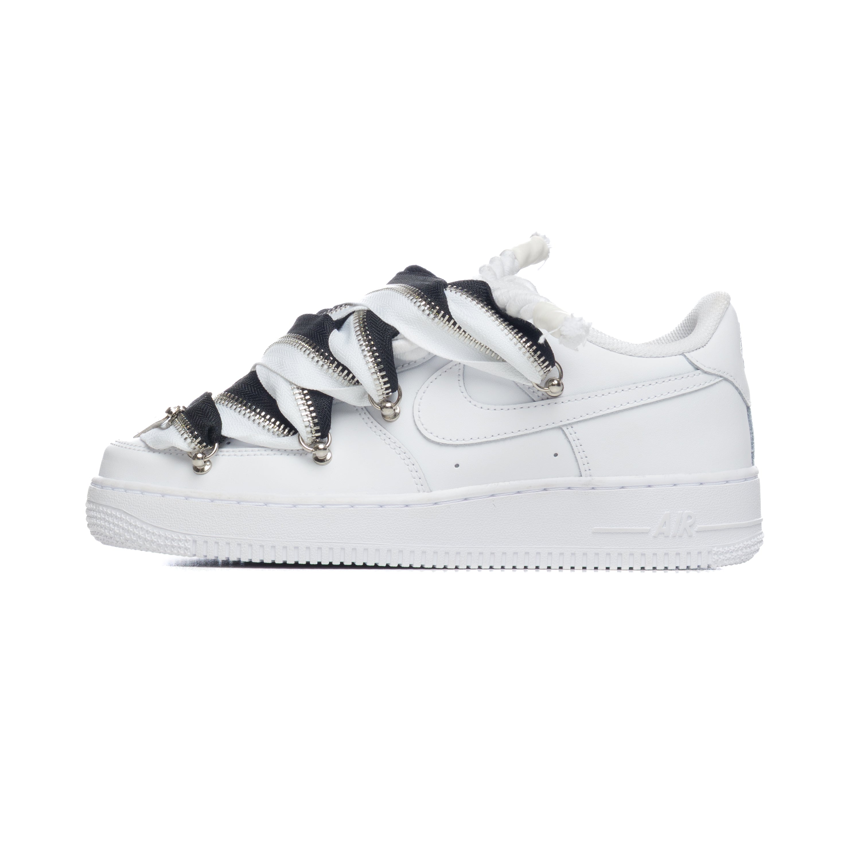 Snezed AF1 WHITE- ZIP BICOLOR B&W