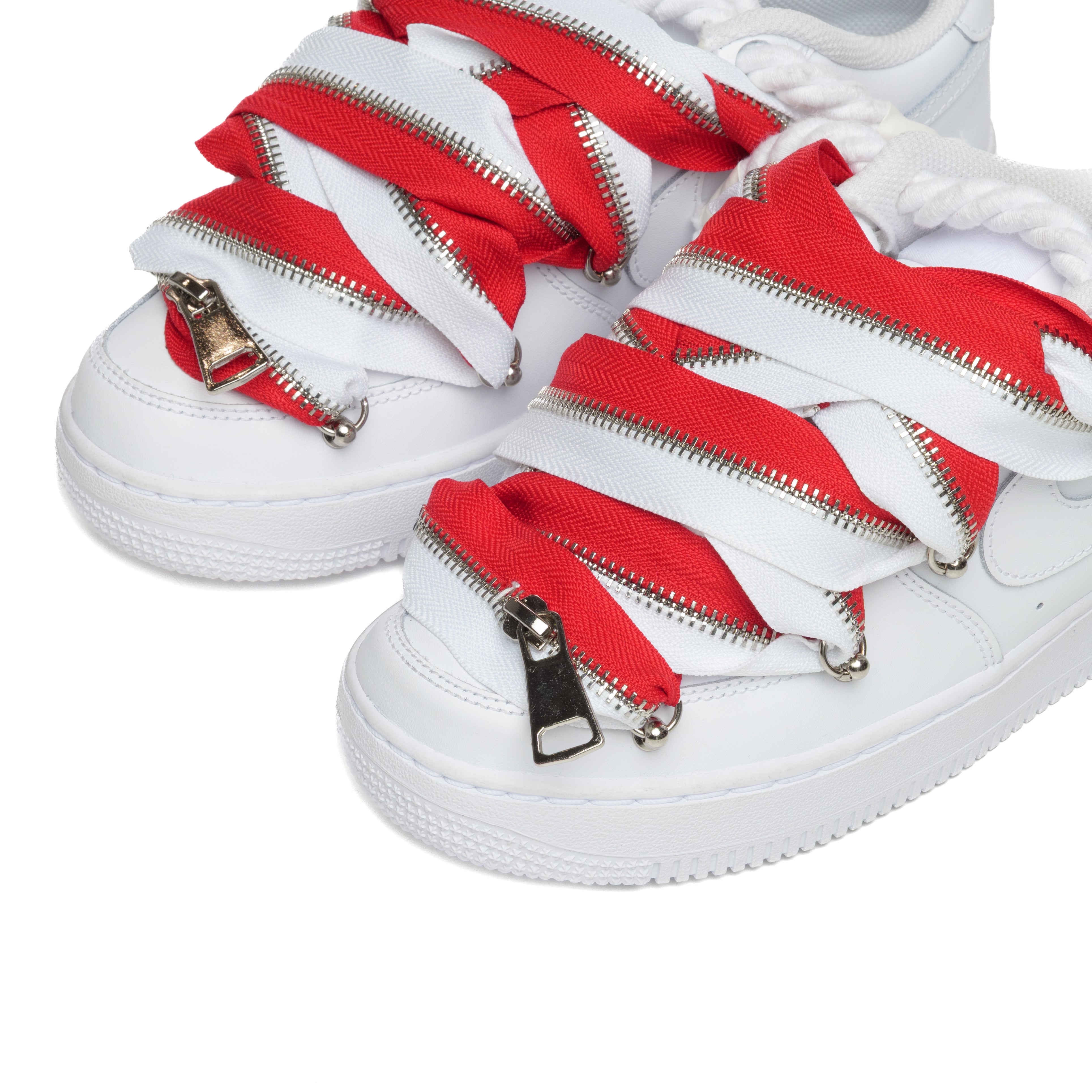 Snezed AF1 WHITE- ZIP BIOCOLOR WHITE&RED